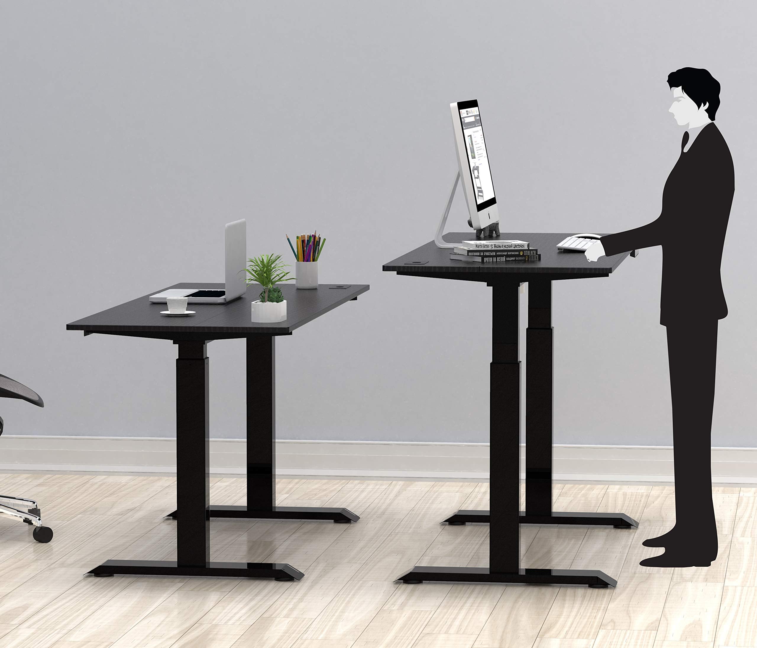 Height Adjustable Standing Desk with Memory Preset Feature