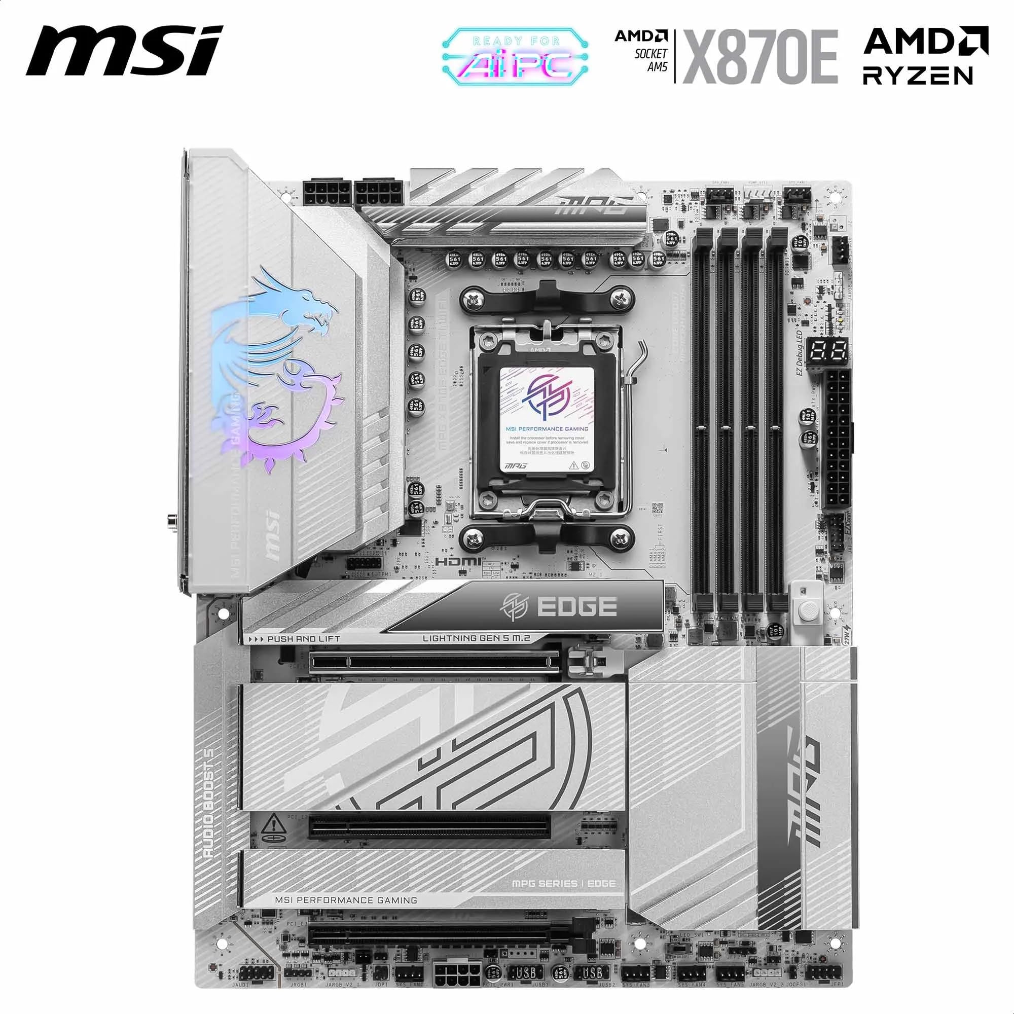 MSI MAG X870 Tomahawk WiFi Gaming Motherboard for AMD Ryzen