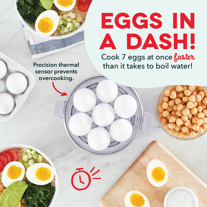 Dash Rapid Egg Cooker 6 Egg Capacity Auto Shut Off Aqua