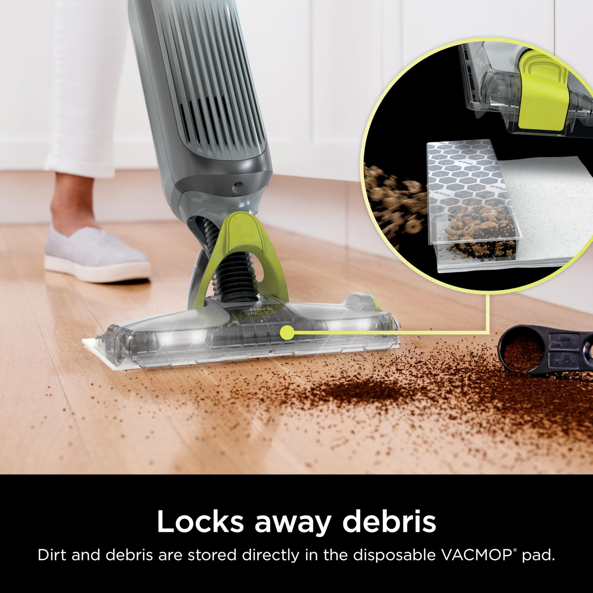 Shark VACMOP Pro Cordless Hard Floor Cleaner with Powerful Suction
