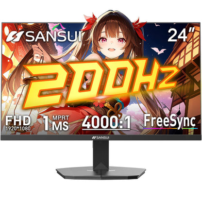 Sansui 24 Inch Eye Care Monitor With HDMI And VGA Ports