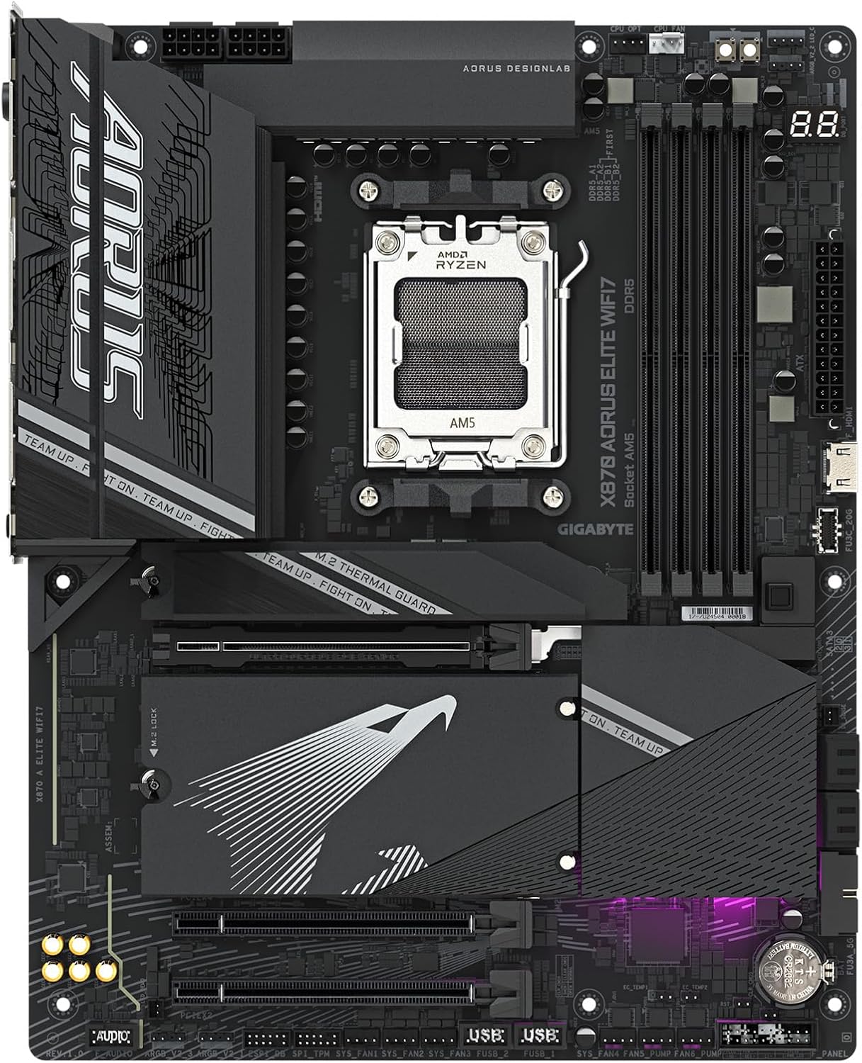 Gigabyte X870 Aorus Elite Wifi7 Am5 ATX Ddr5 Motherboard