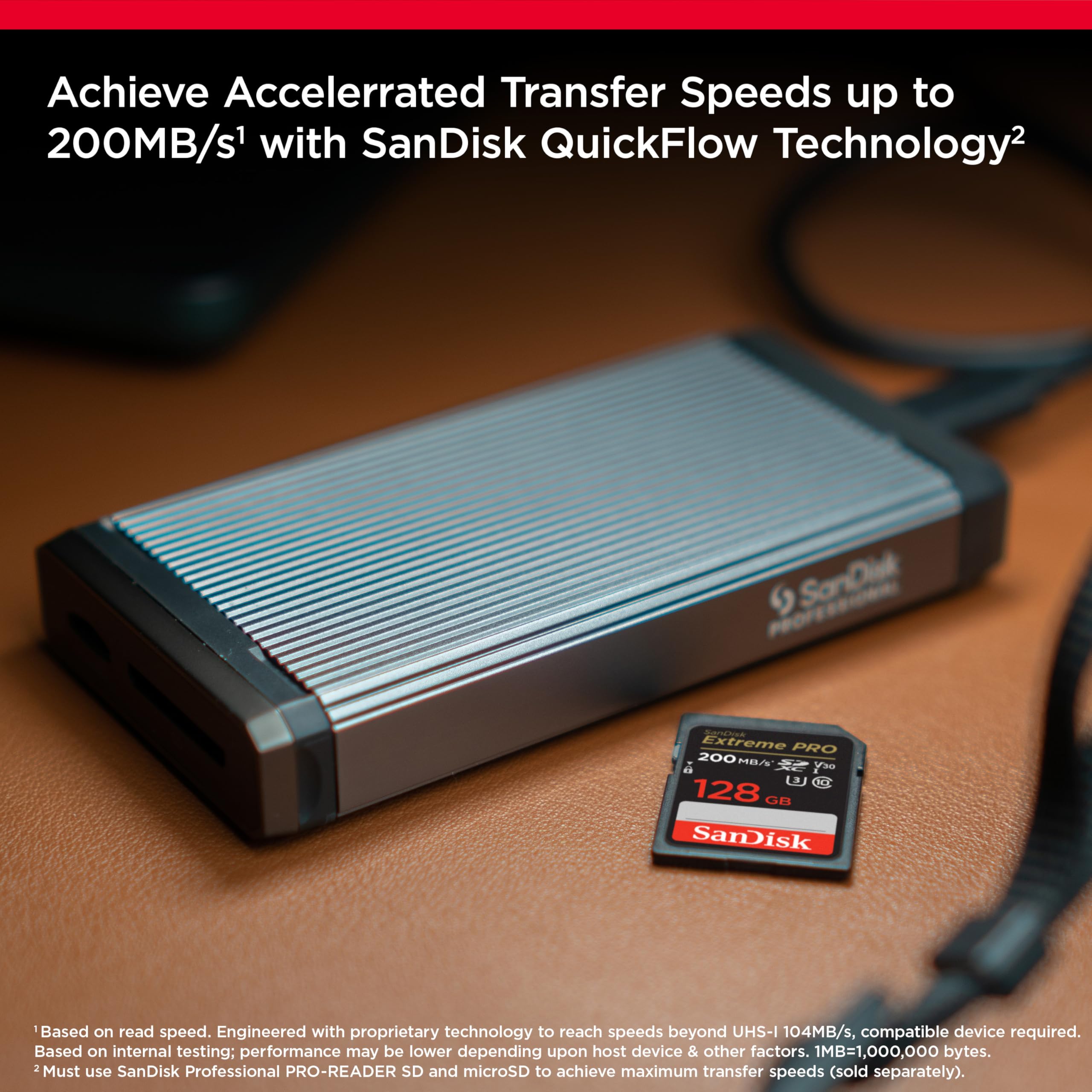 SanDisk 256GB Extreme PRO SD Card for Fast 4K Transfers