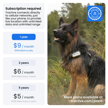 Tractive XL Smart Dog GPS Tracker with Health Monitoring