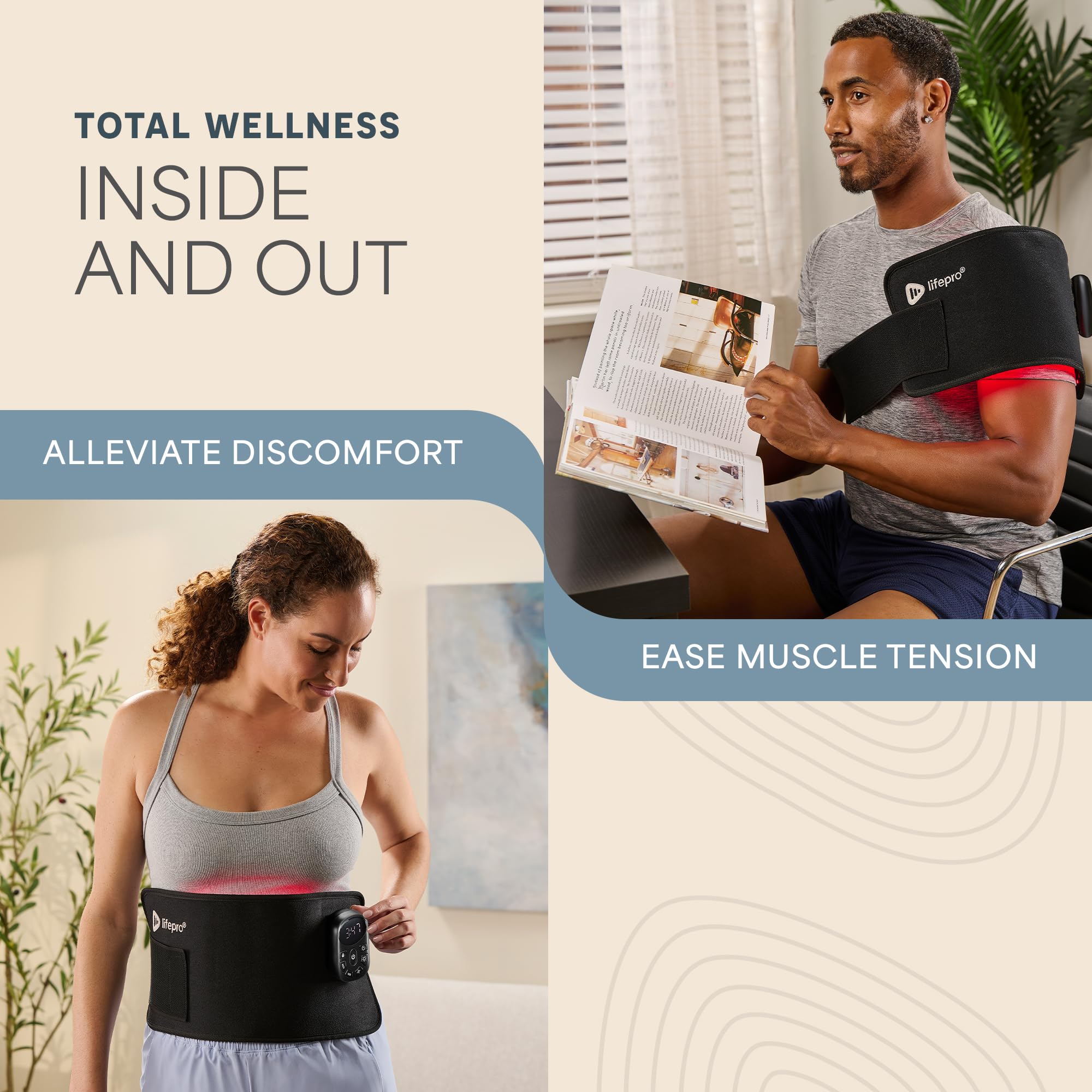 Lifepro Red Light Therapy Belt for Muscle Relaxation