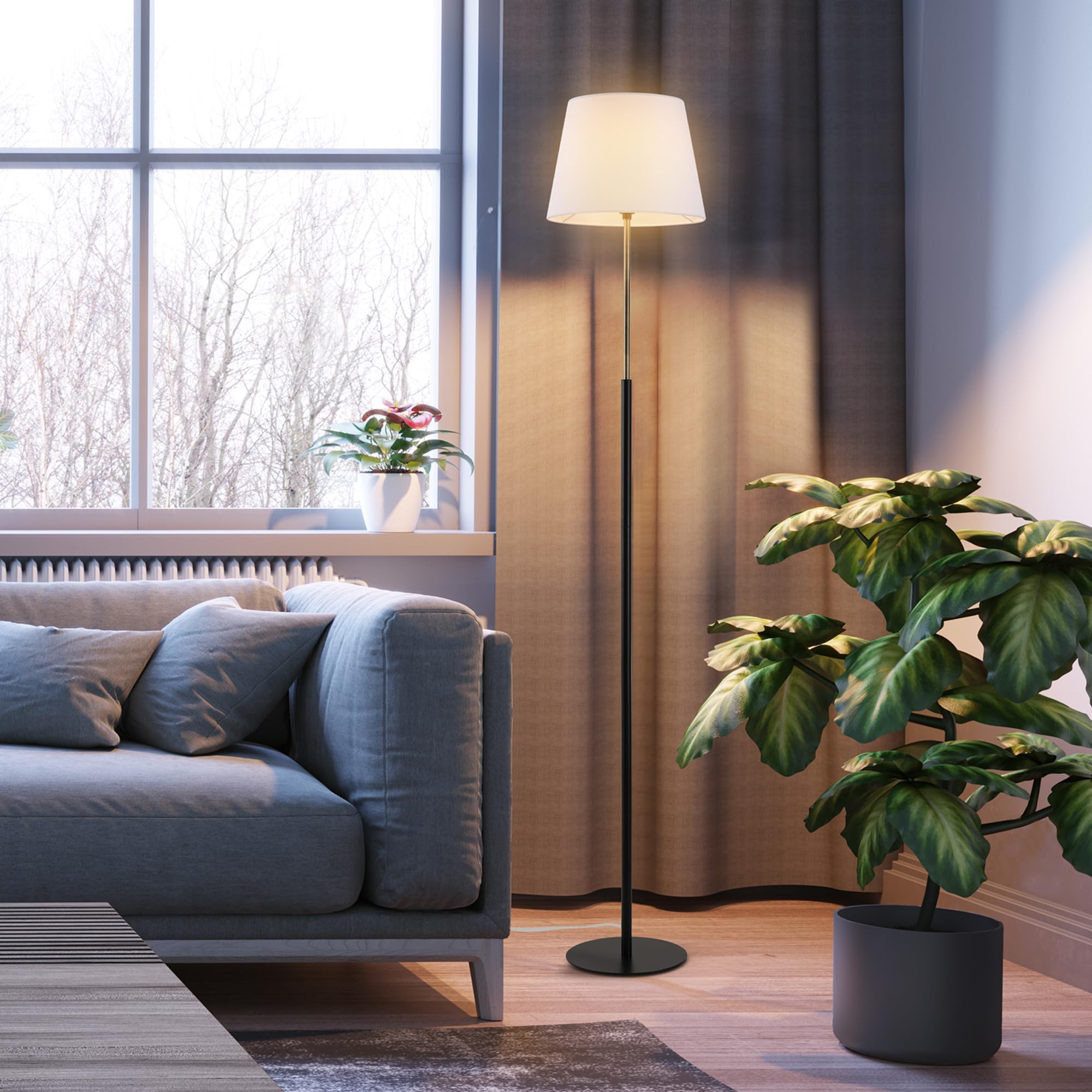 Modern 62 Inch Floor Lamp with Minimalist Design