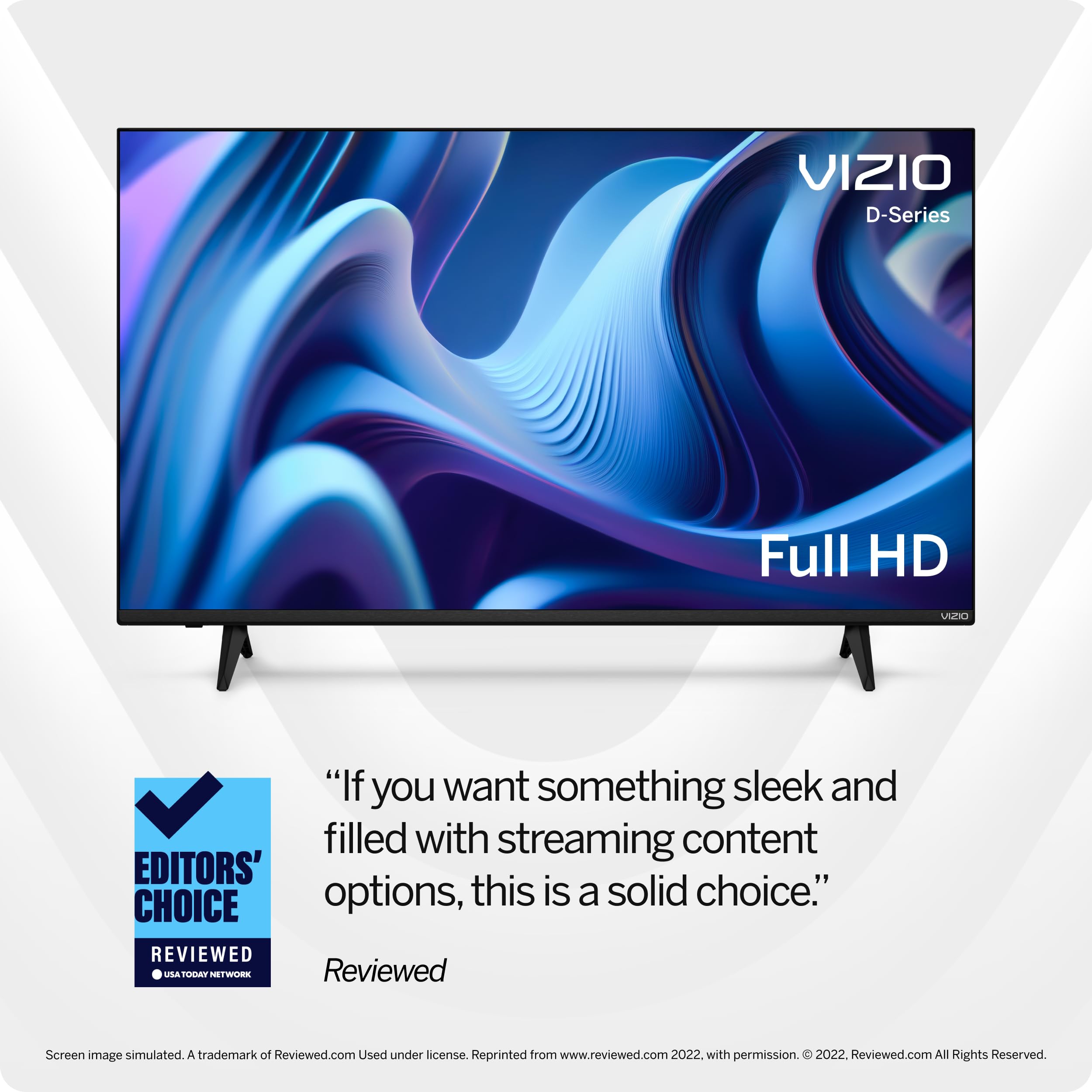 VIZIO 24 Inch Full HD Smart TV with Apple AirPlay