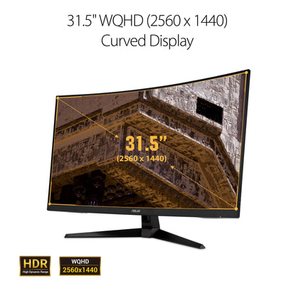 ASUS TUF Gaming 32 Inch Curved Monitor for Smooth Gameplay