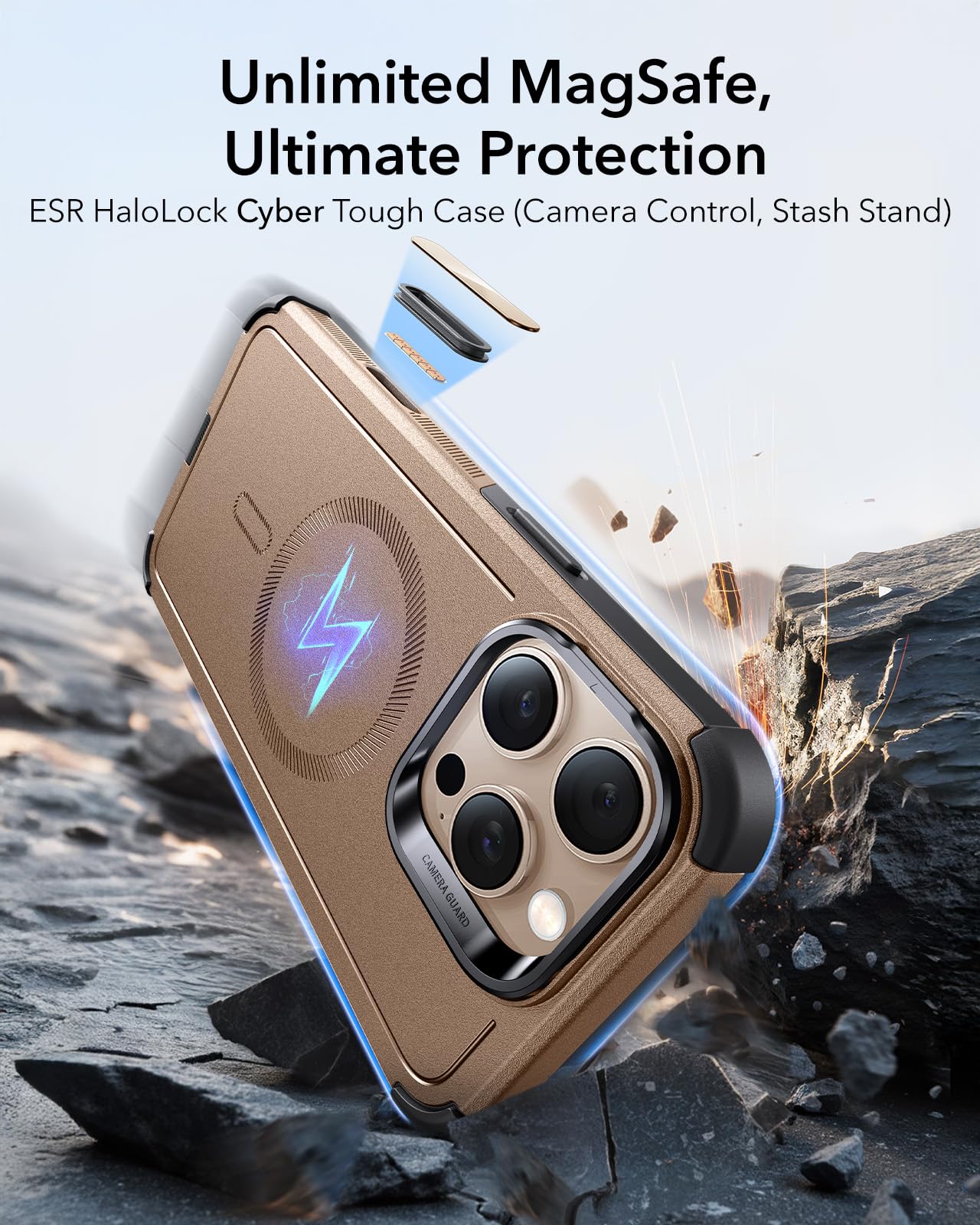 ESR iPhone 16 Pro Case with Military-Grade Protection