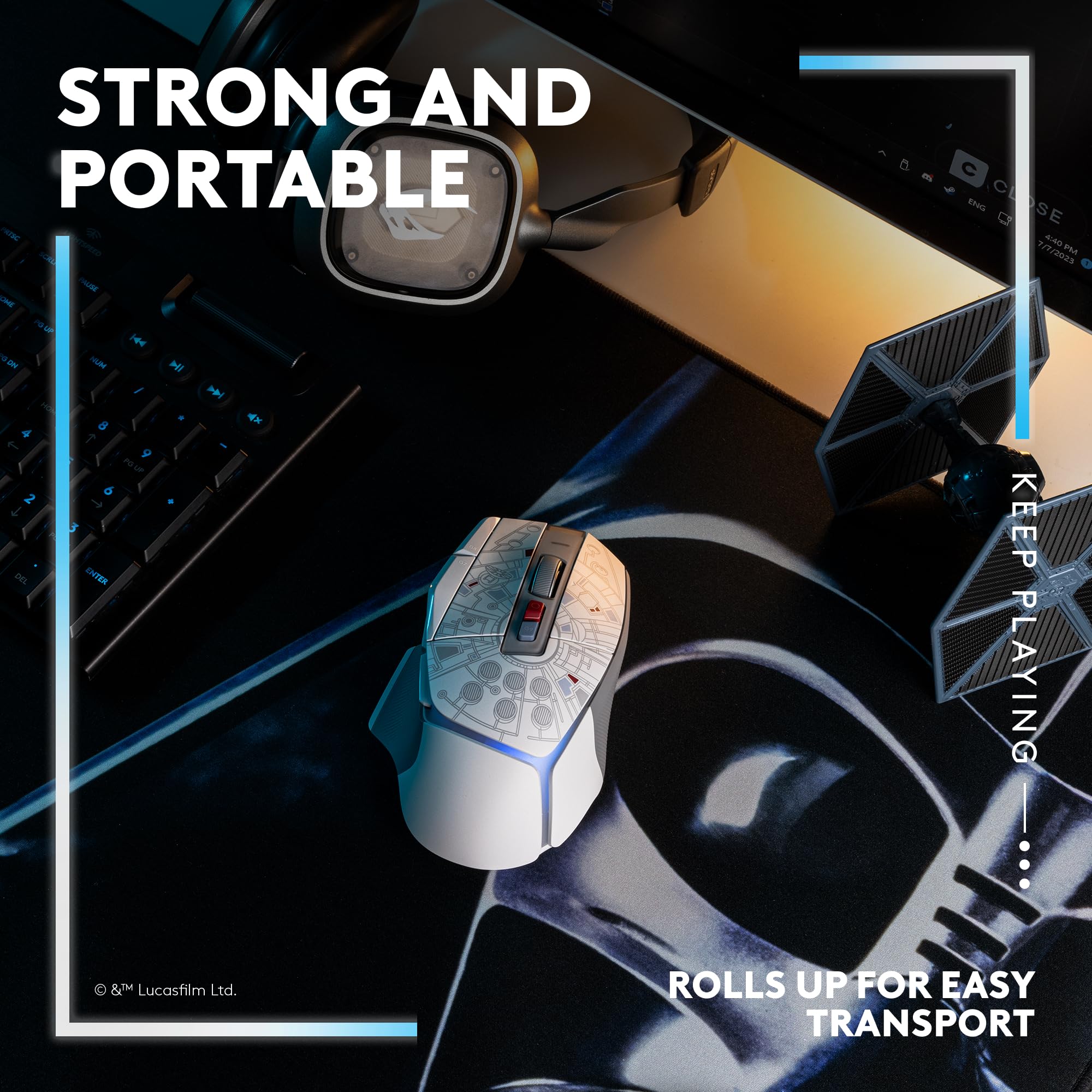 Logitech G840 XL Gaming Mouse Pad for Enhanced Comfort