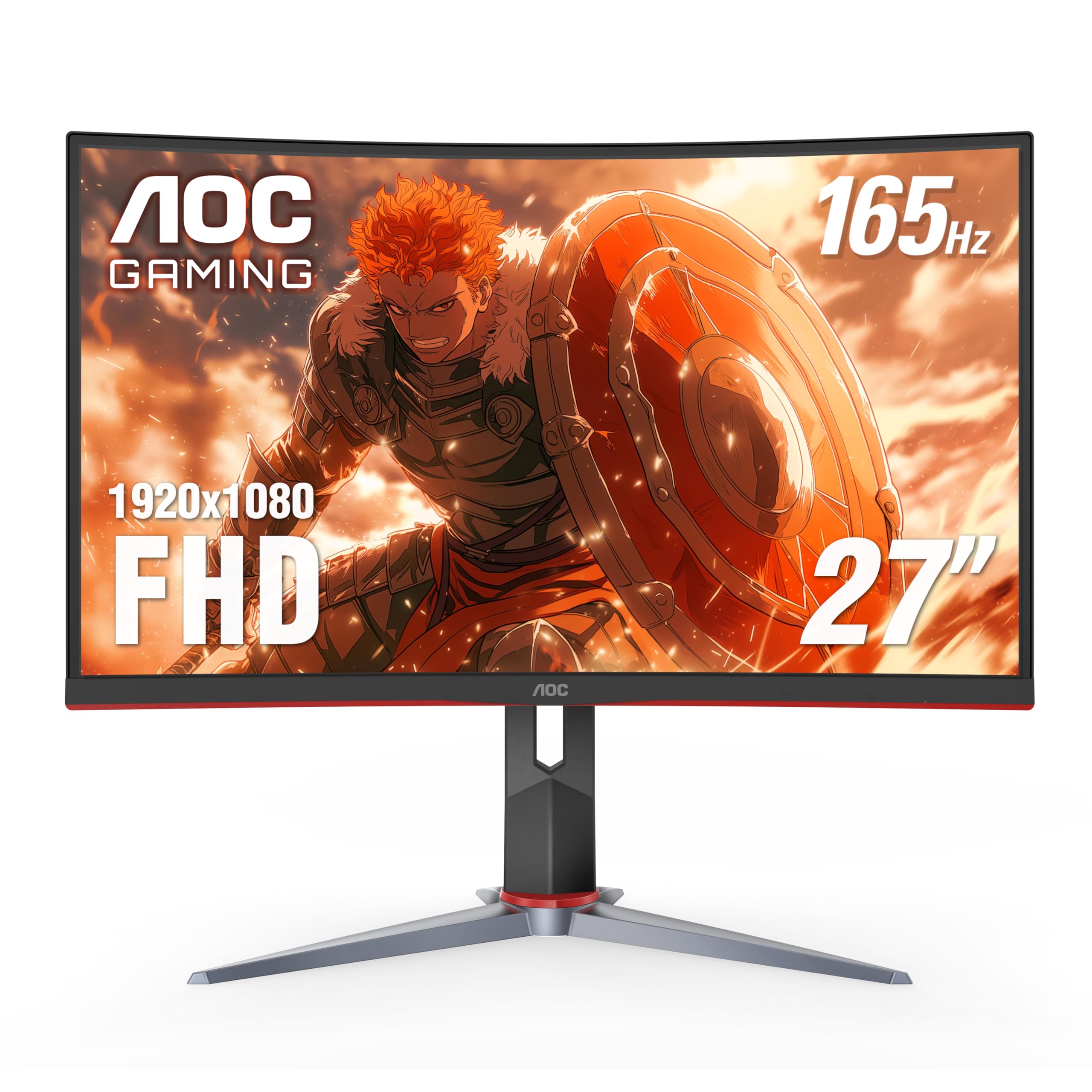 AOC 27 Inch Curved Gaming Monitor with 240Hz Refresh Rate