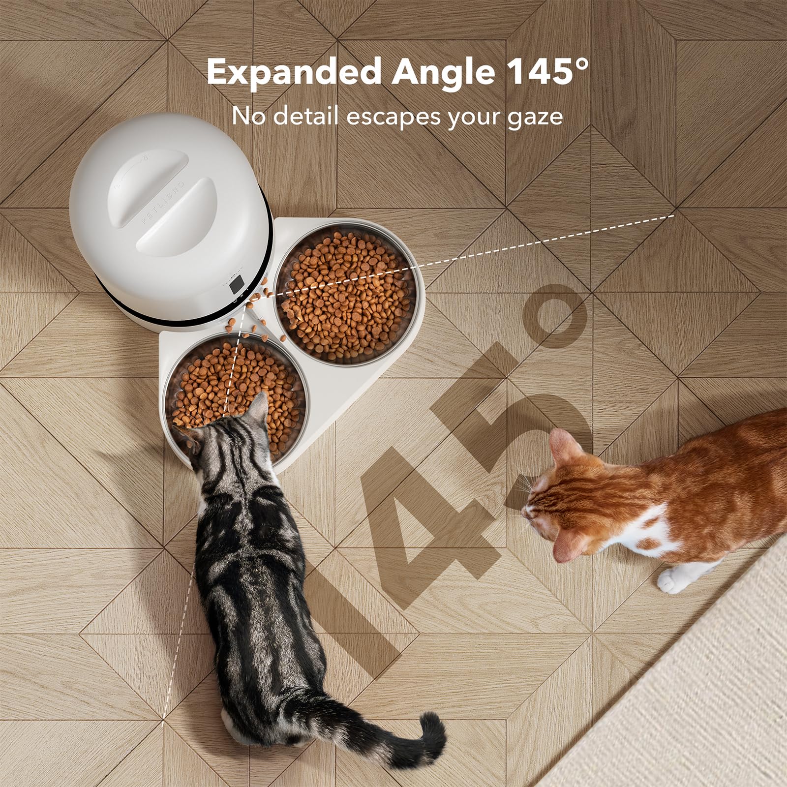 Petlibro Automatic Cat Food Dispenser for Two Pets