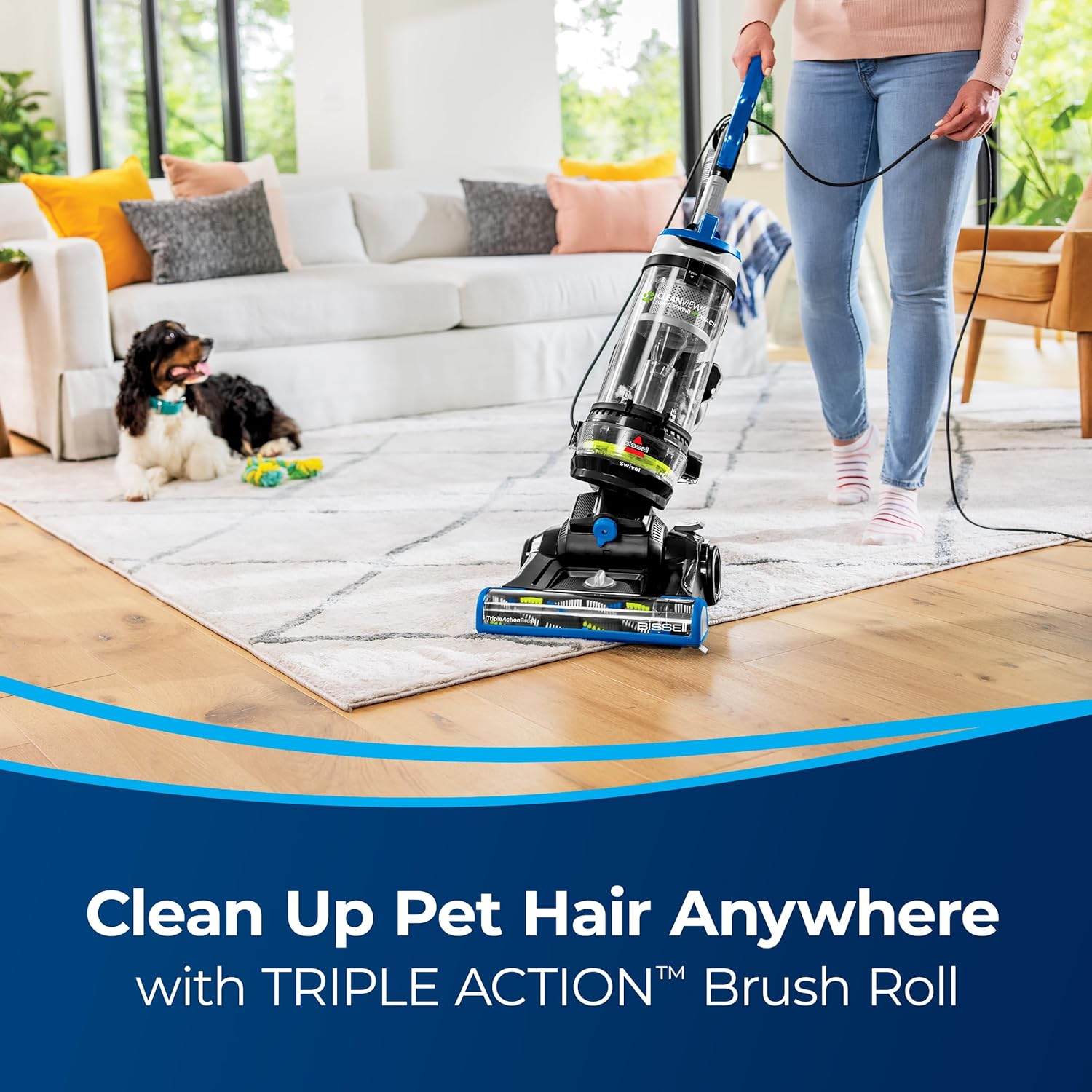 Bissell CleanView Swivel Vacuum for Easy Pet Cleanup