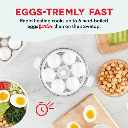 Dash Rapid Egg Cooker 6 Egg Capacity Auto Shut Off Aqua