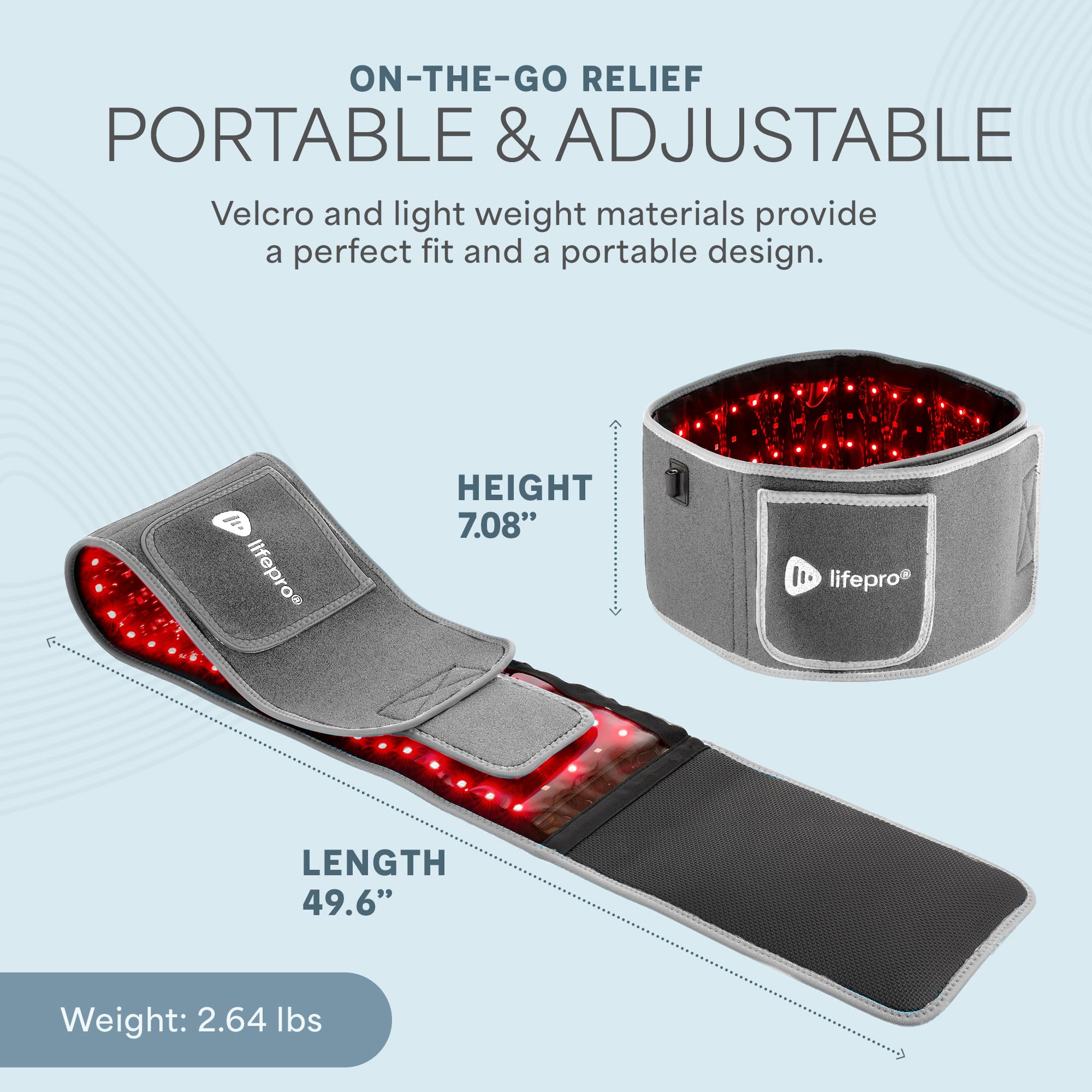 Lifepro Red Light Therapy Belt for Pain Relief
