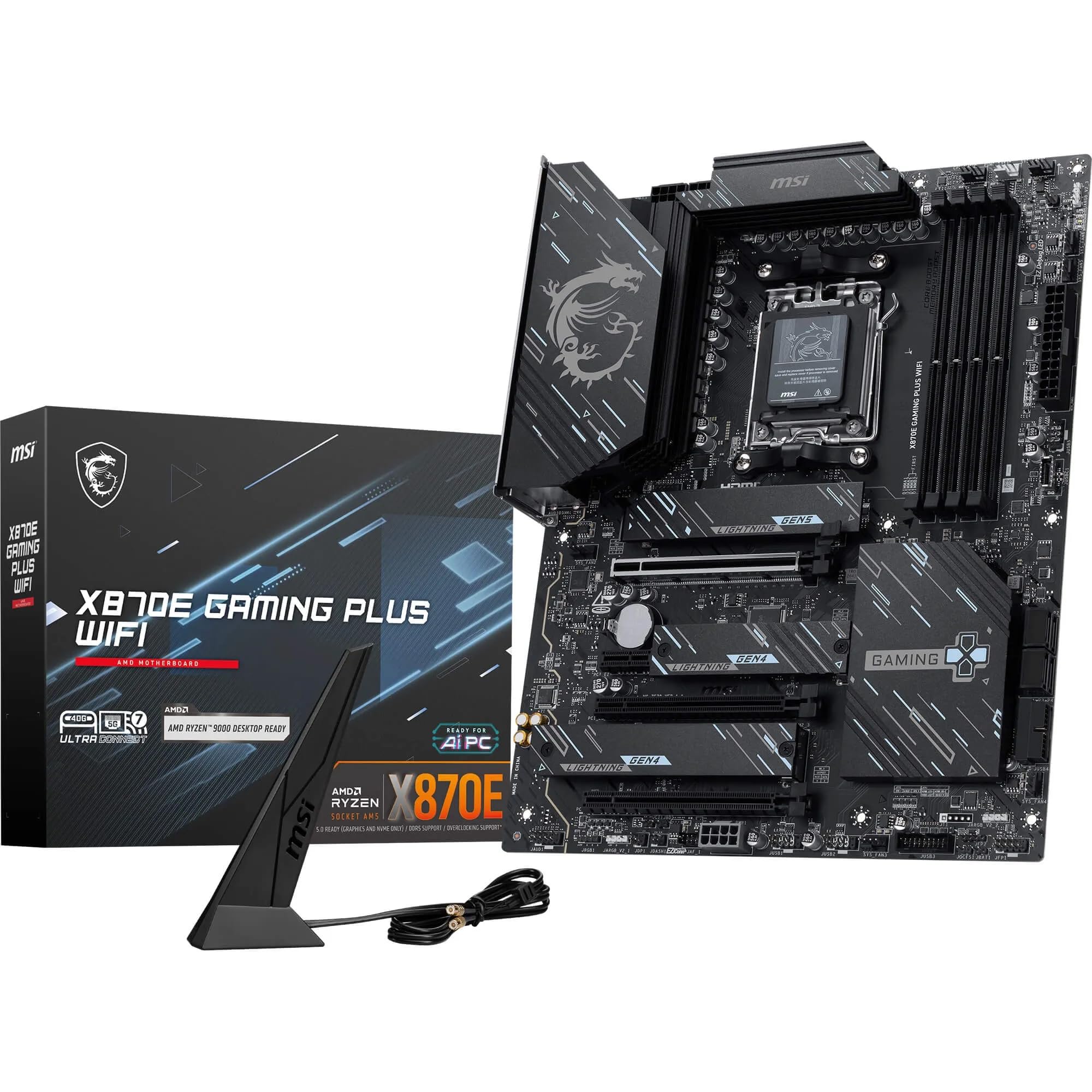 MSI MAG X870 Tomahawk WiFi Gaming Motherboard for AMD Ryzen
