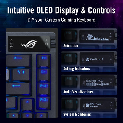 ASUS ROG Azoth Wireless Custom Gaming Keyboard Benefits