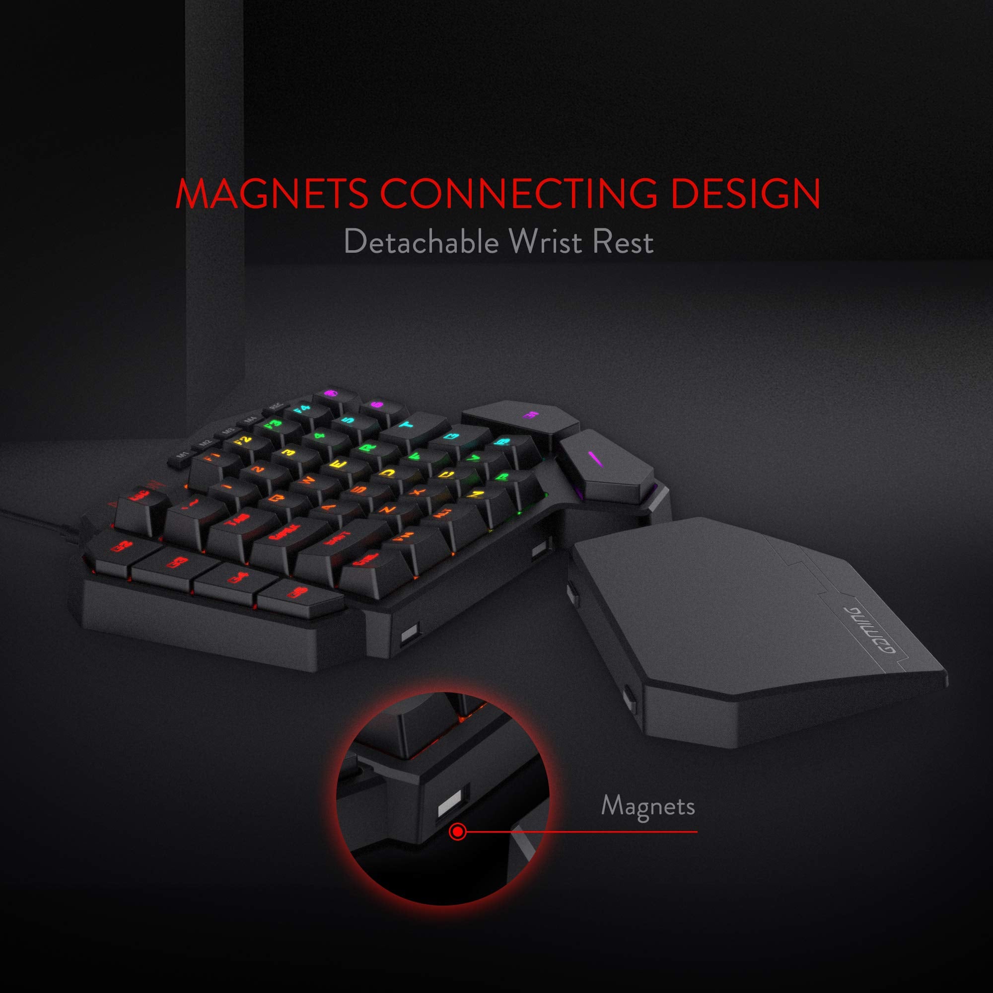 Redragon K585 DITI One Handed RGB Gaming Keyboard