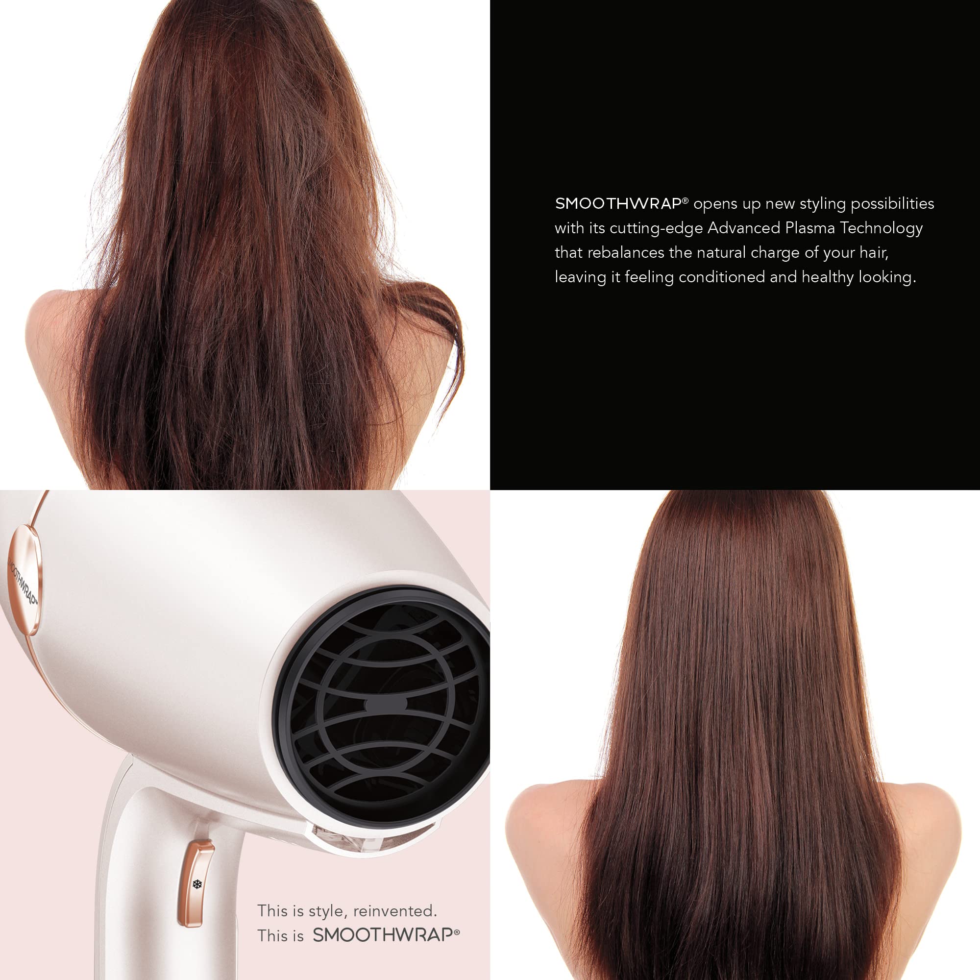 InfinitiPro SmoothWrap Hair Dryer for Frizz-Free Volume
