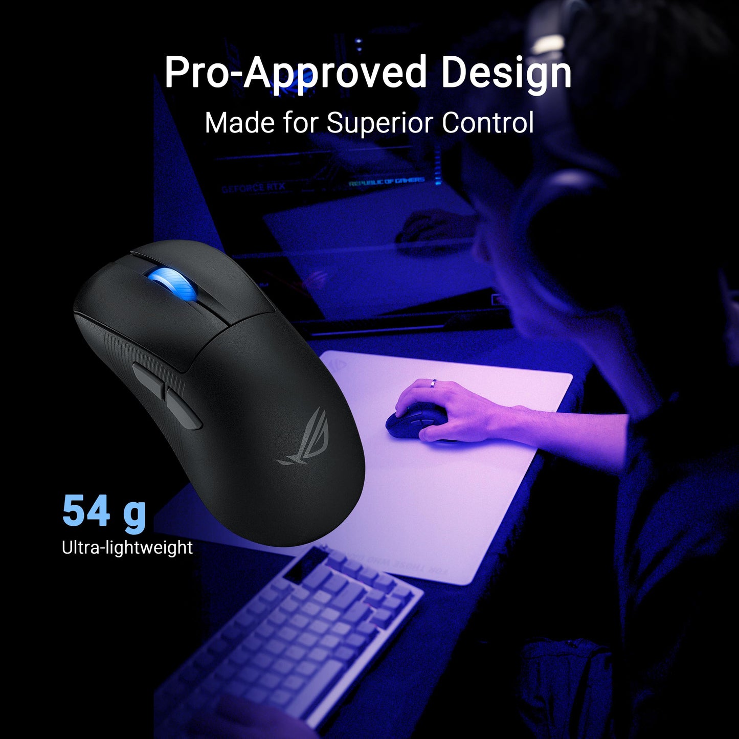 Asus ROG Keris Wireless Gaming Mouse with 36000 DPI Precision