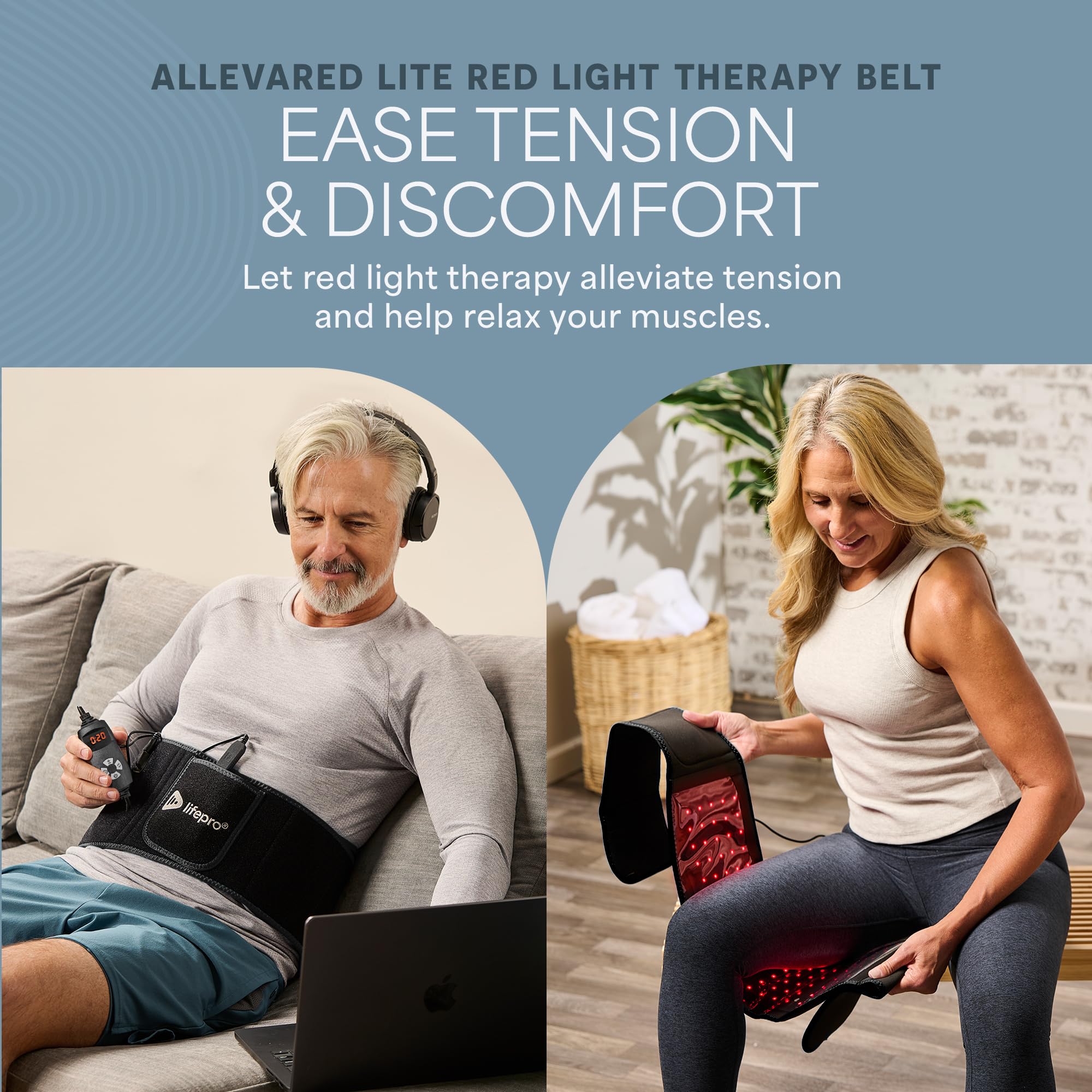 Lifepro Red Light Therapy Belt for Muscle Relaxation