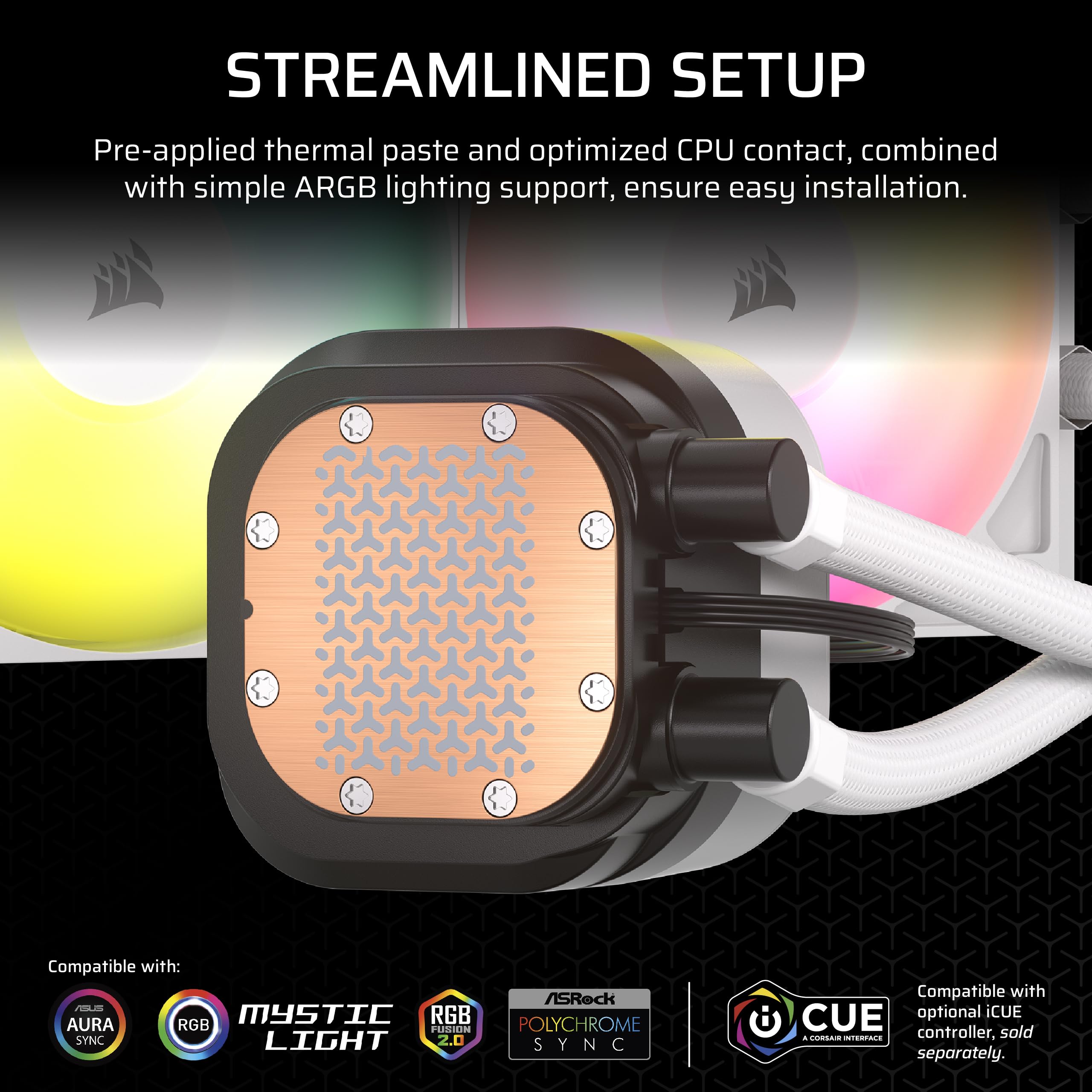 Corsair Nautilus 360 RS ARGB Liquid CPU Cooler