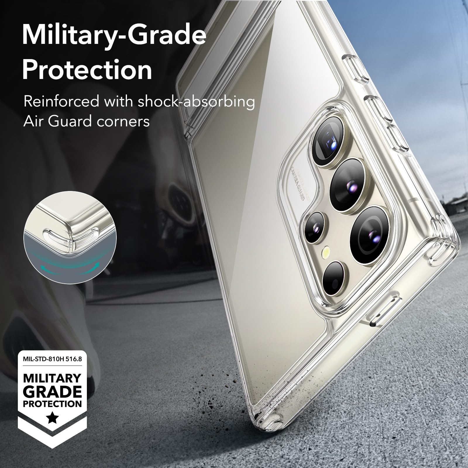 Samsung Galaxy S24 Ultra Armor Case with Screen Protector