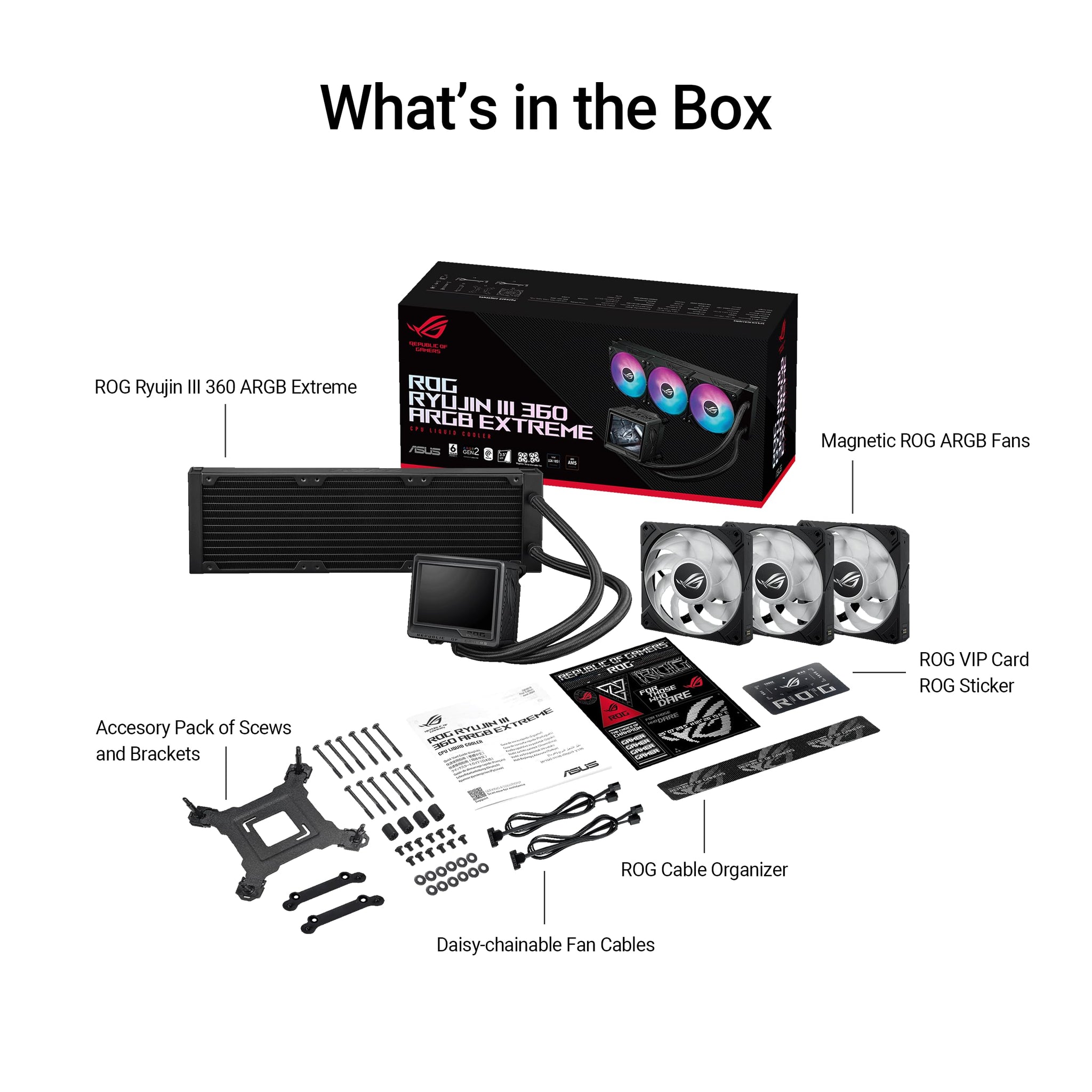 ASUS ROG Ryujin III 360 ARGB Liquid CPU Cooler