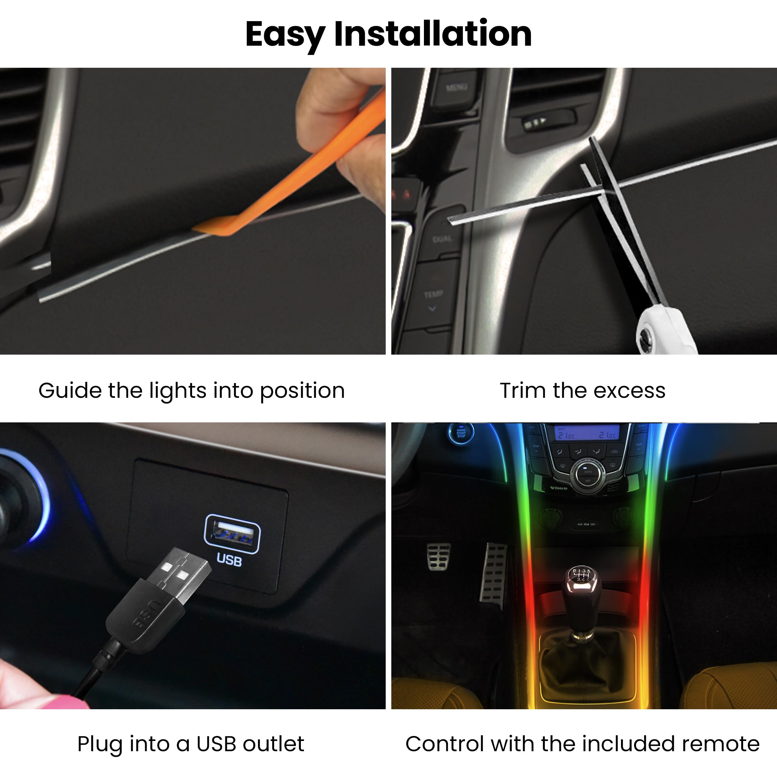 Dimmable RGB Color LED Tape Light For Indoor Ambiance