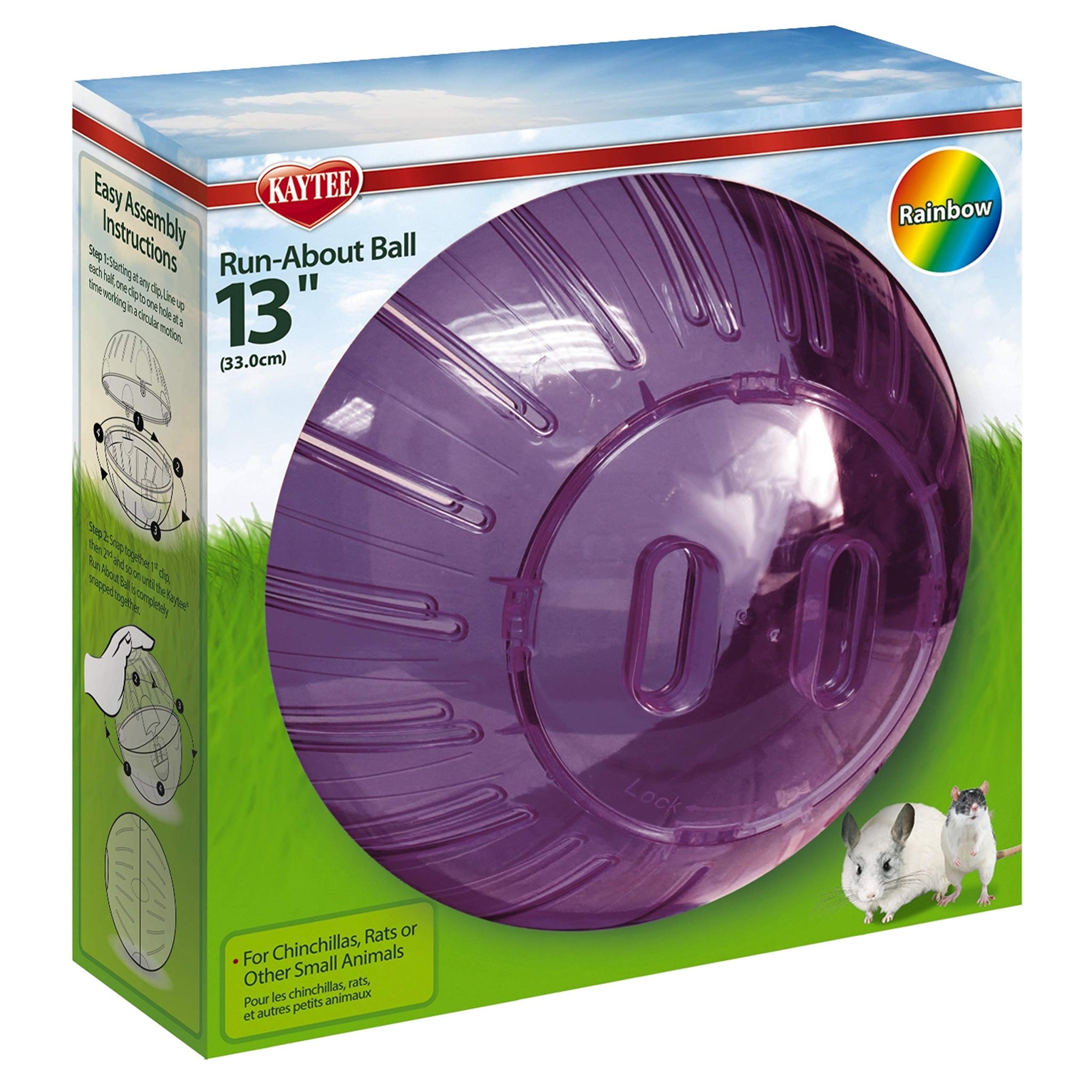 Kaytee 5 Inch Clear Exercise Ball for Dwarf Hamsters