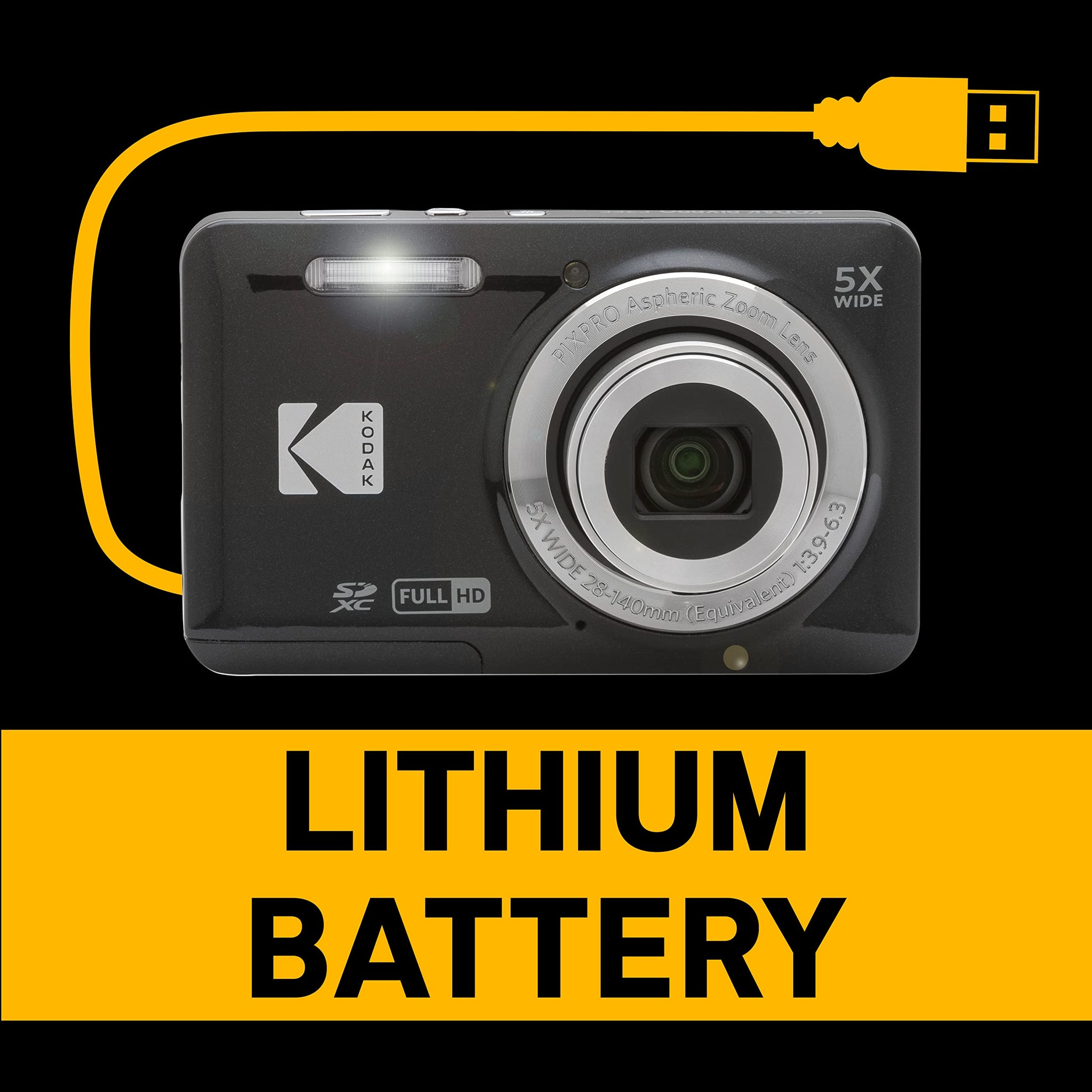 Kodak Pixpro FZ55 Digital Camera with 5X Zoom