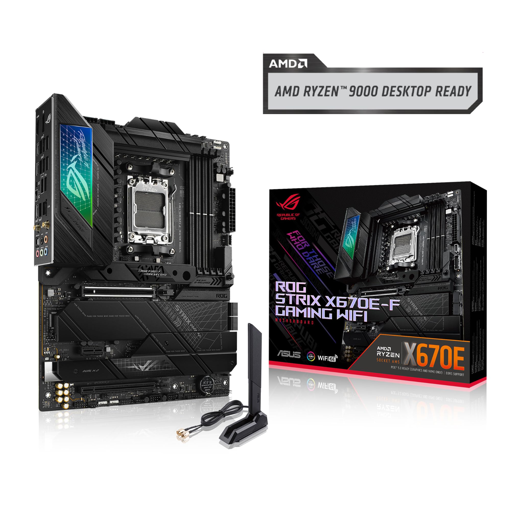 ASUS ROG Crosshair X870E Hero Motherboard with AI Overclocking