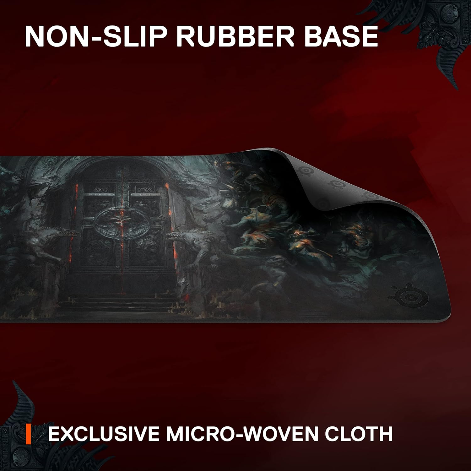 SteelSeries QcK Edge Gaming Mouse Pad Durable Smooth Surface