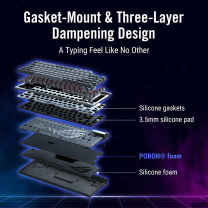 ASUS ROG Azoth Wireless Custom Gaming Keyboard Benefits