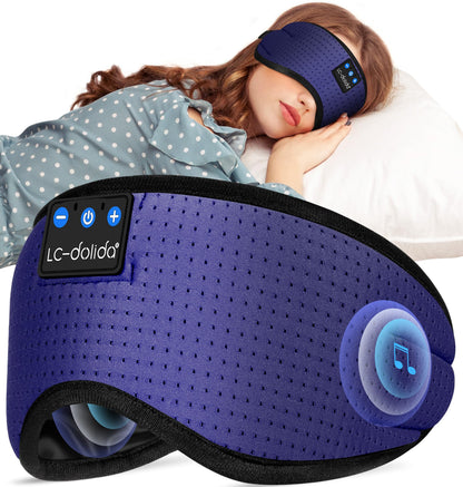 Sleep Headphones Bluetooth Eye Mask for Side Sleepers
