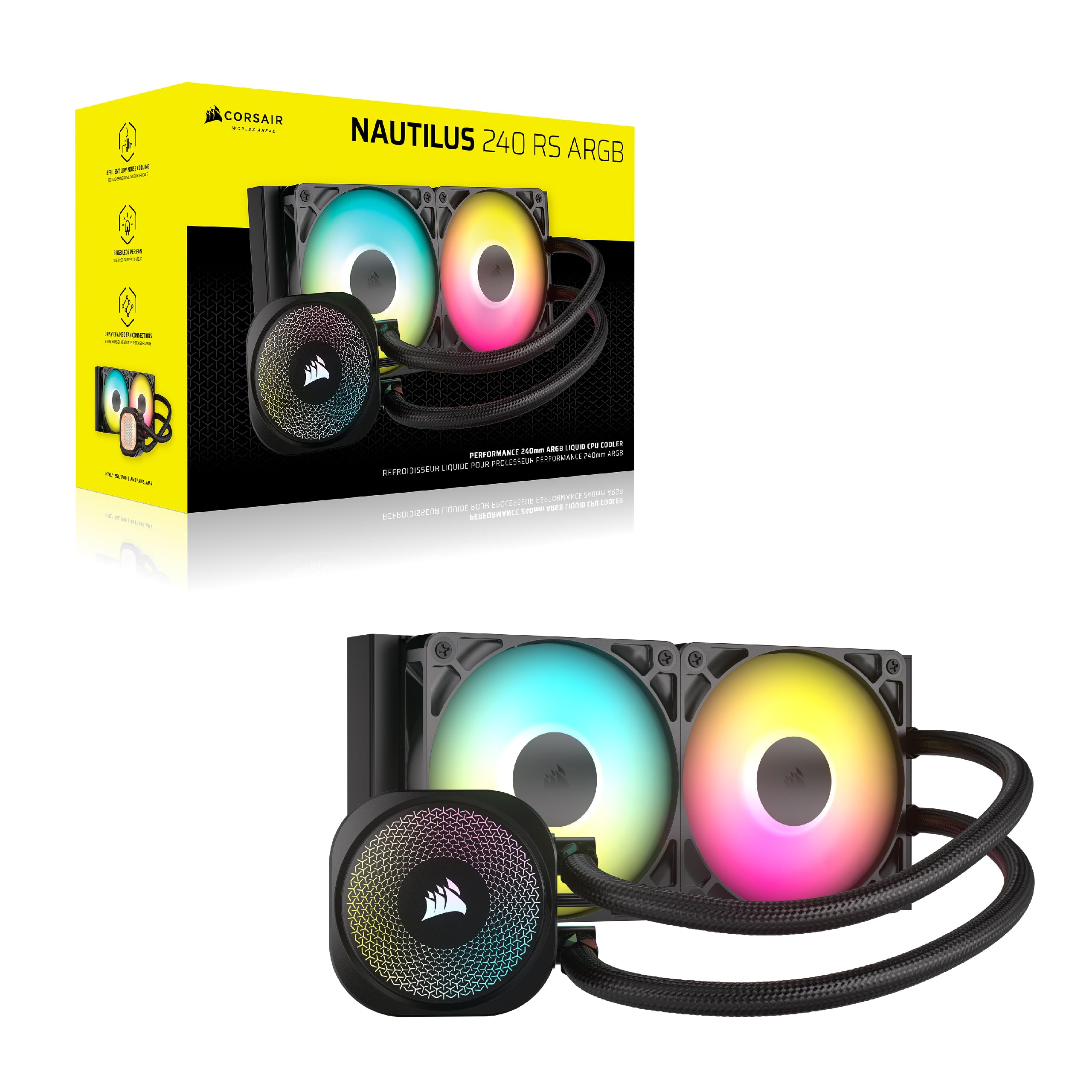 Corsair Nautilus 360 RS ARGB Liquid CPU Cooler
