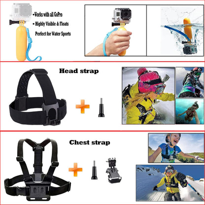 60 in 1 Camera Accessories Kit for GoPro and DJI
