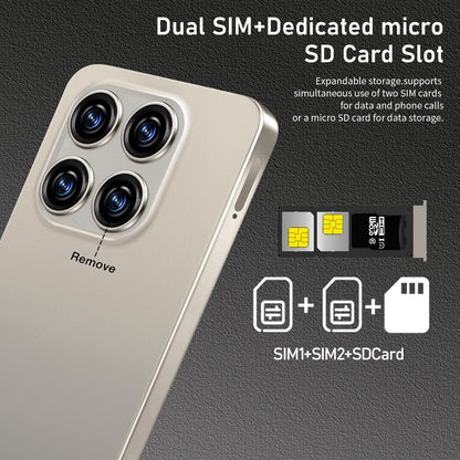 MMY 16PROMA X Unlocked Phone 6.99in HD Android 14 7000mAh 5G 16GB 512GB Deep Blue