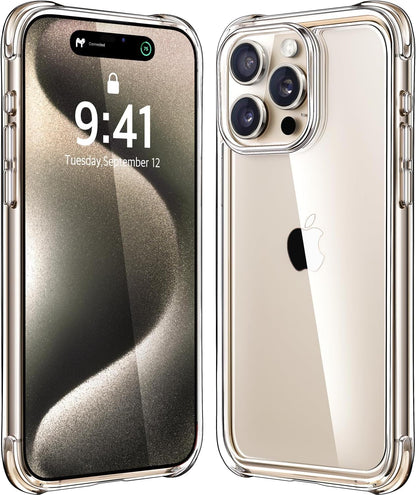 Mkeke Clear Case for iPhone 17 Pro Max Shockproof Bumper