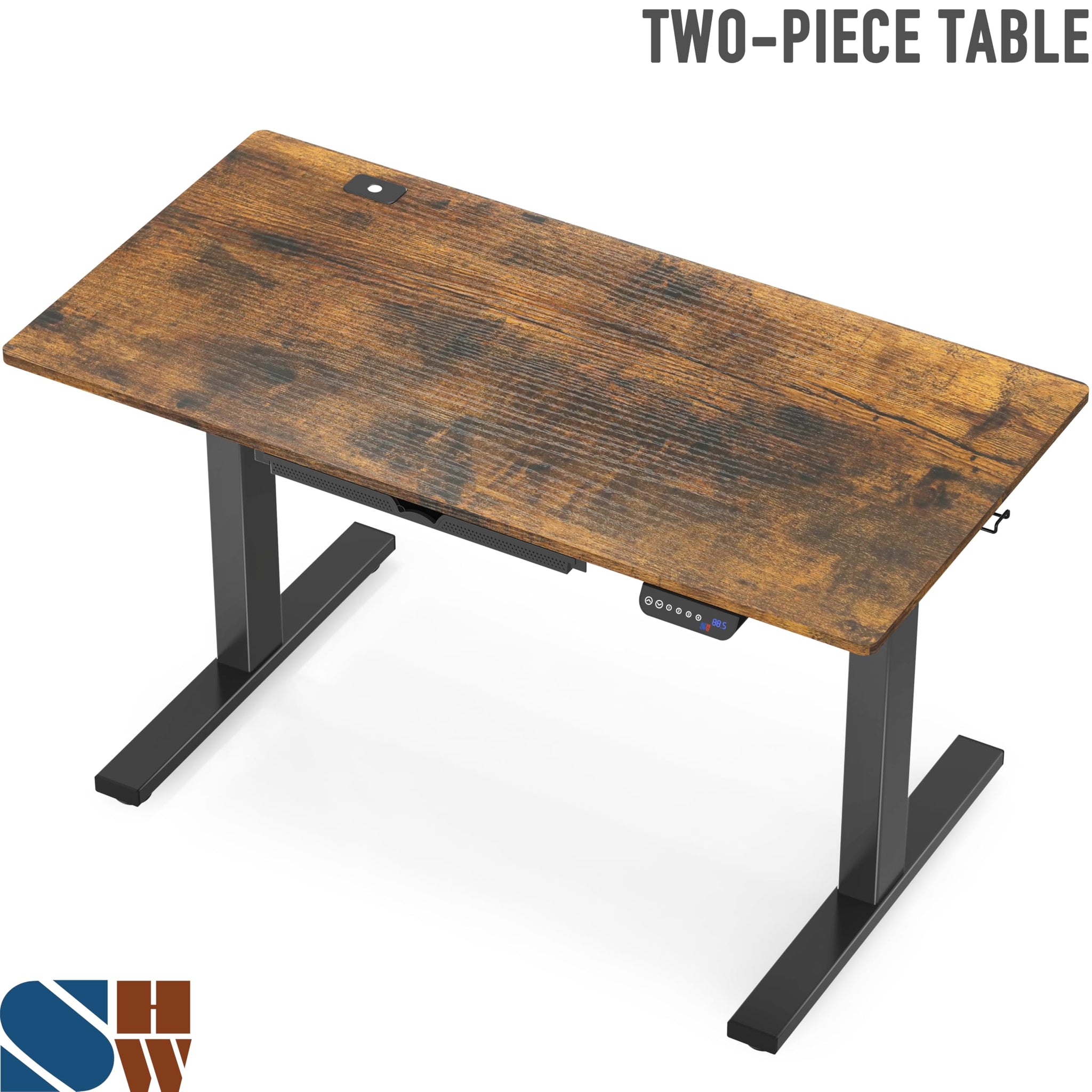 Height Adjustable Standing Desk with Memory Preset Feature