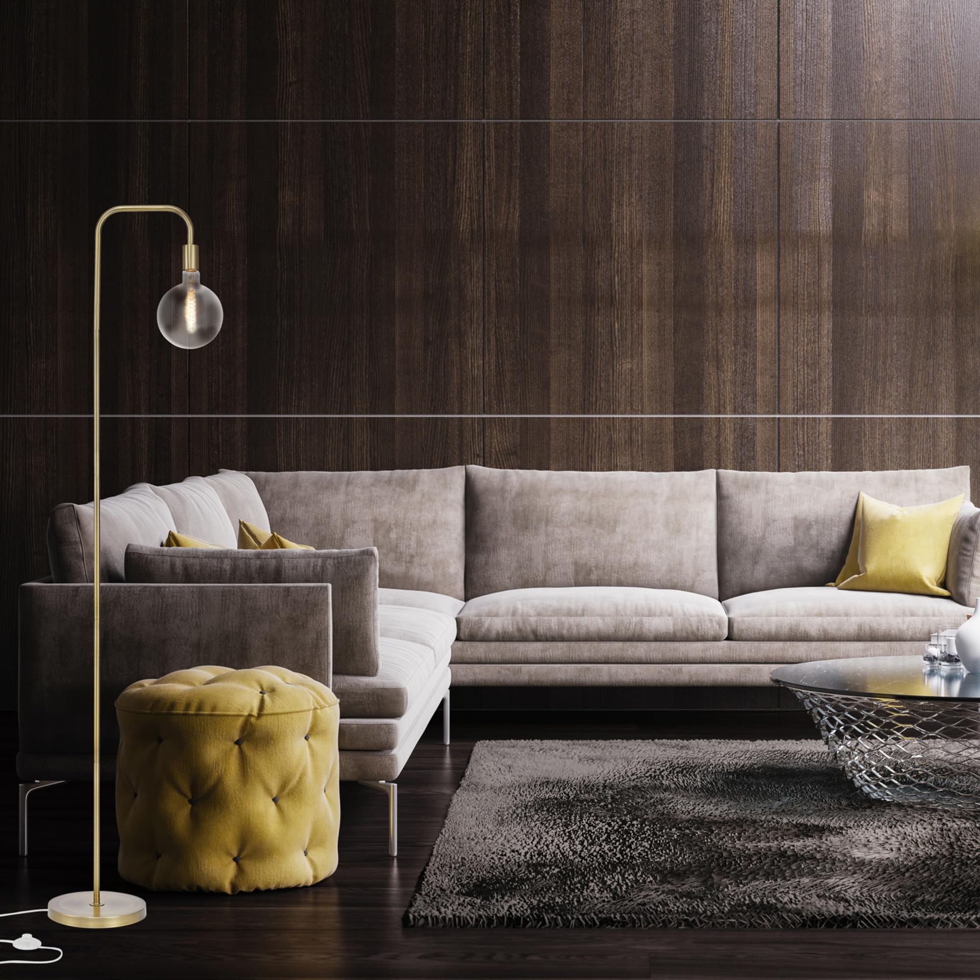 Elegant 70 Inch Floor Lamp with Foot Switch