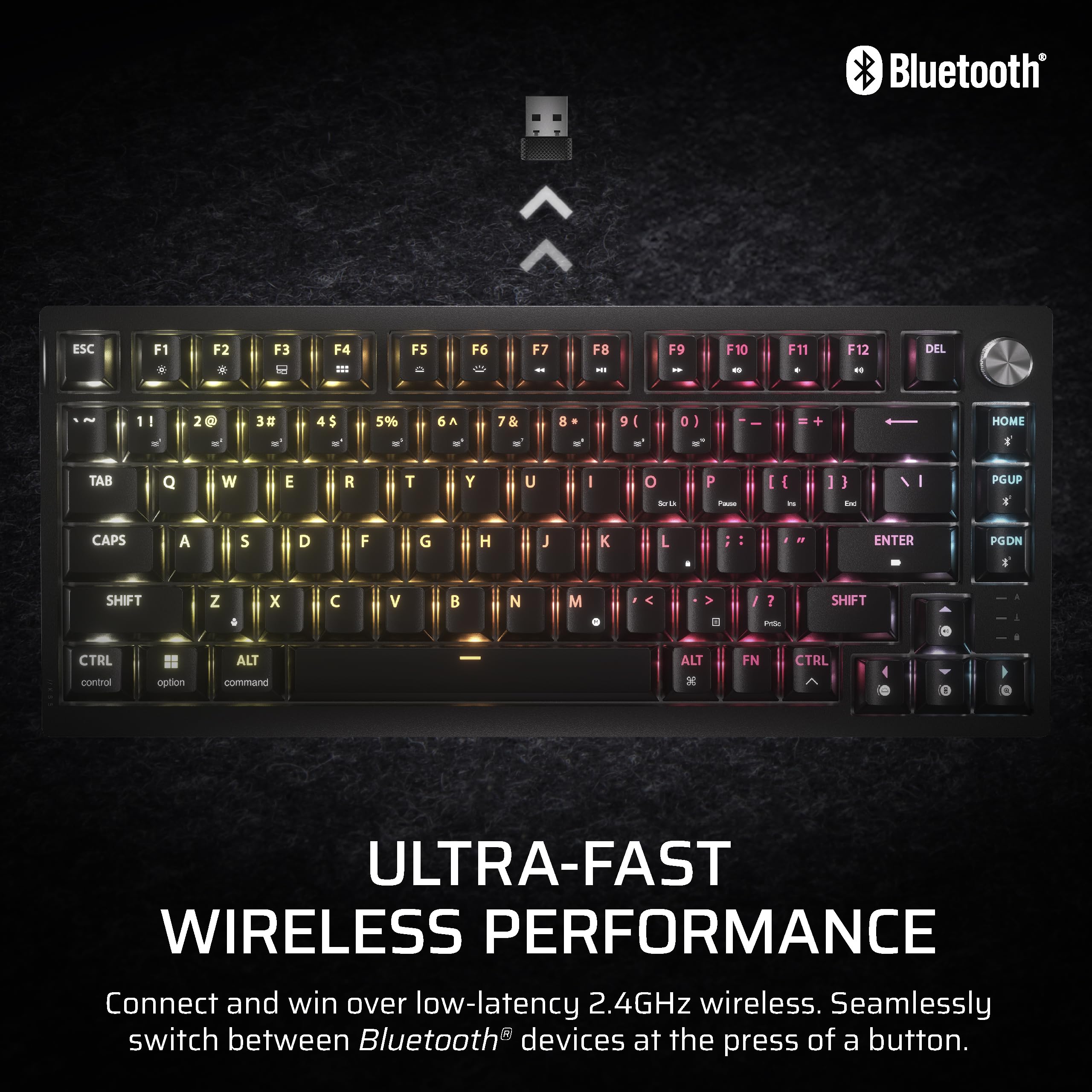 Corsair K65 Plus Wireless RGB Mechanical Gaming Keyboard