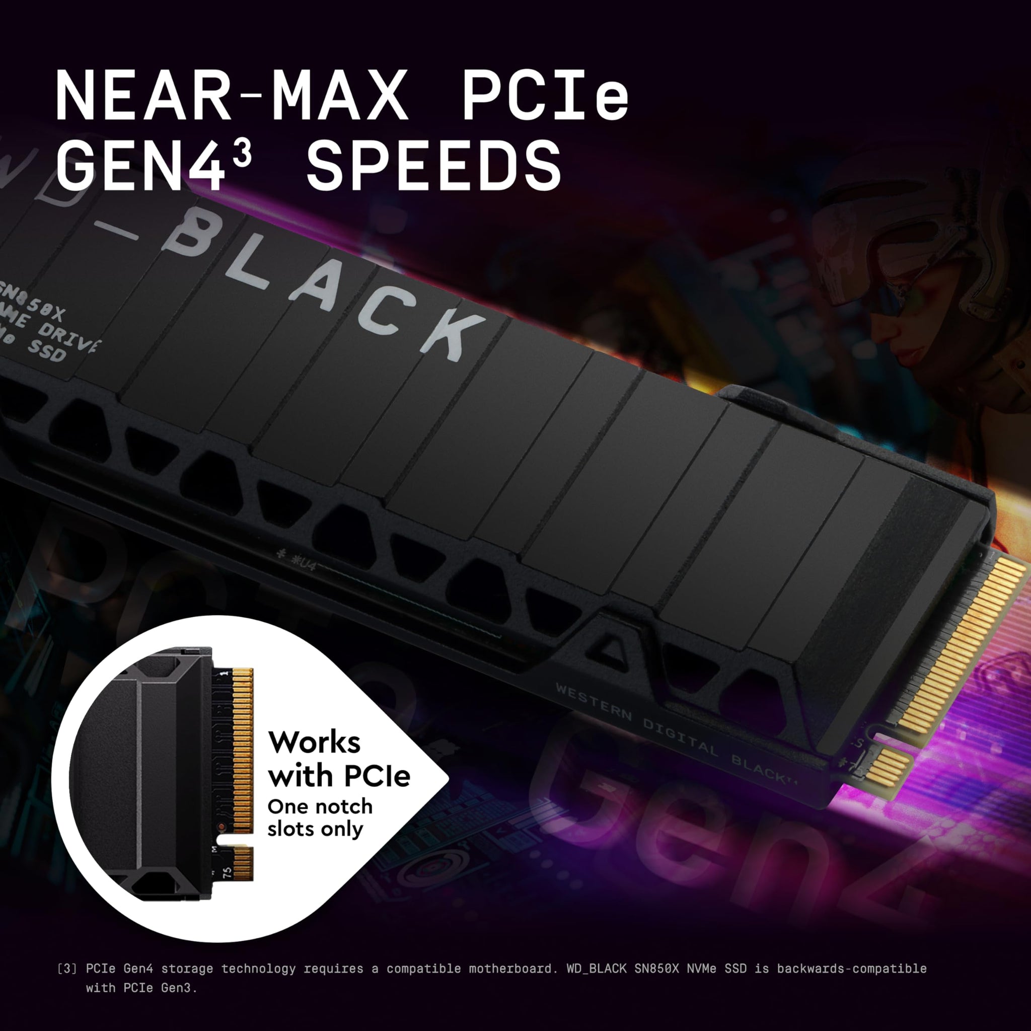 WD Black 2TB SN850X NVMe Gaming SSD for Lightning Fast Speeds