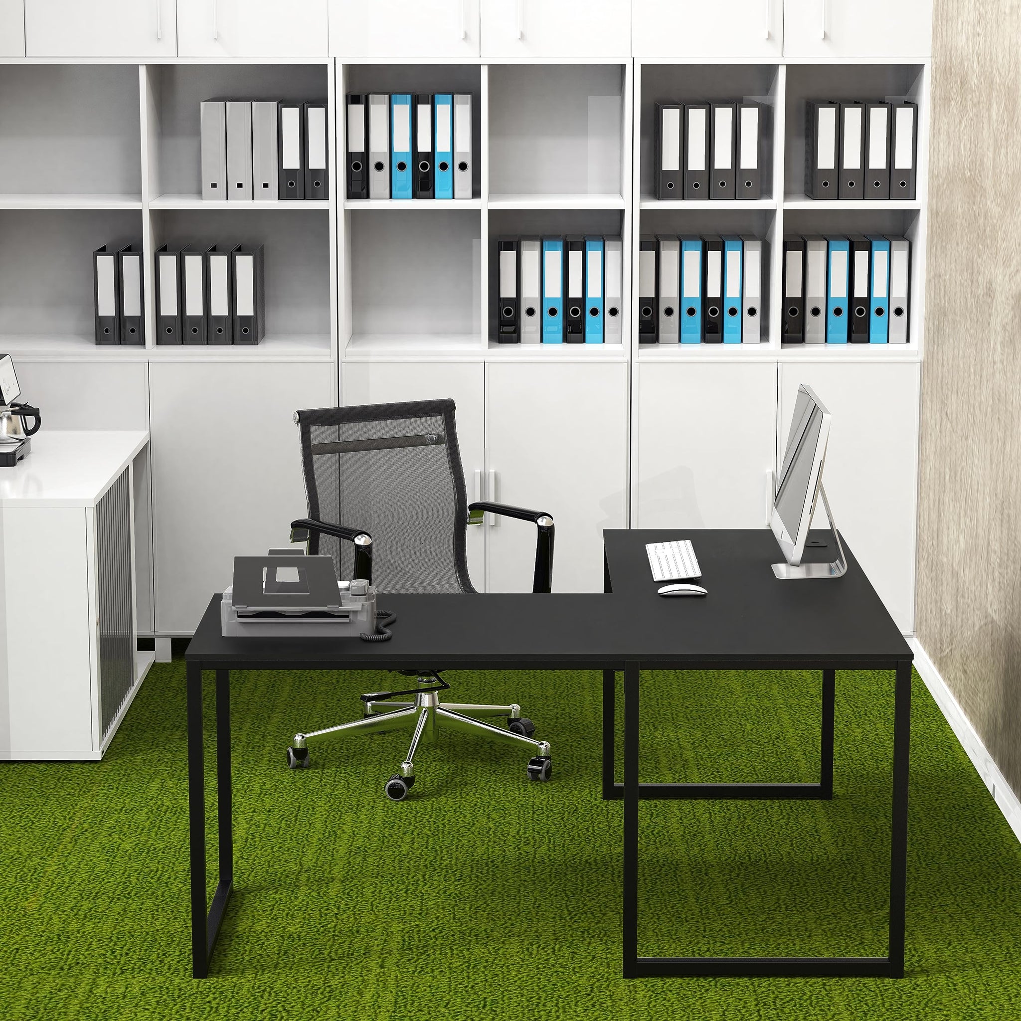 L Shape Home Office Desk for Maximal Workspace