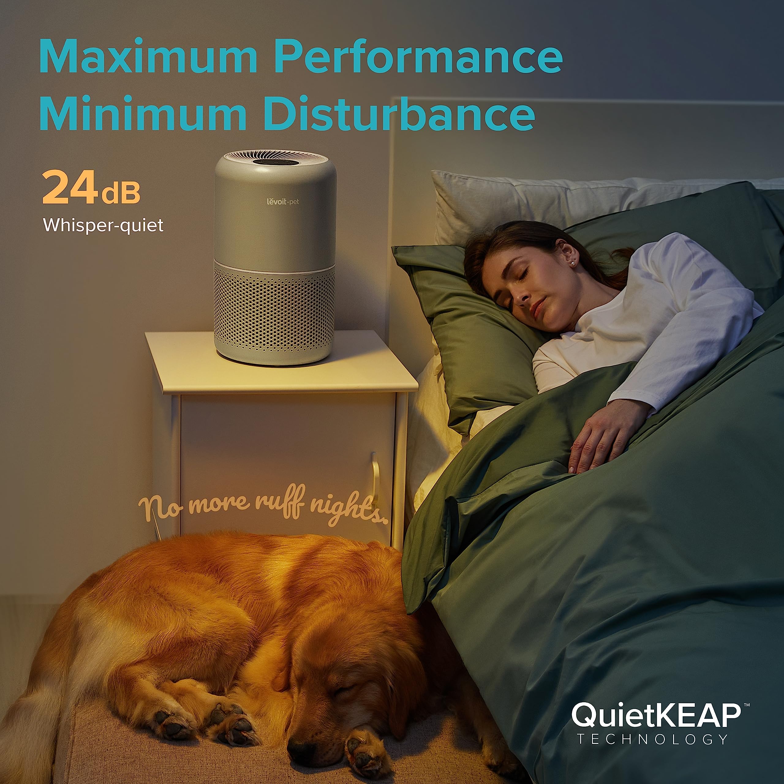 Levoit Air Purifier for Home Allergies and Pet Hair