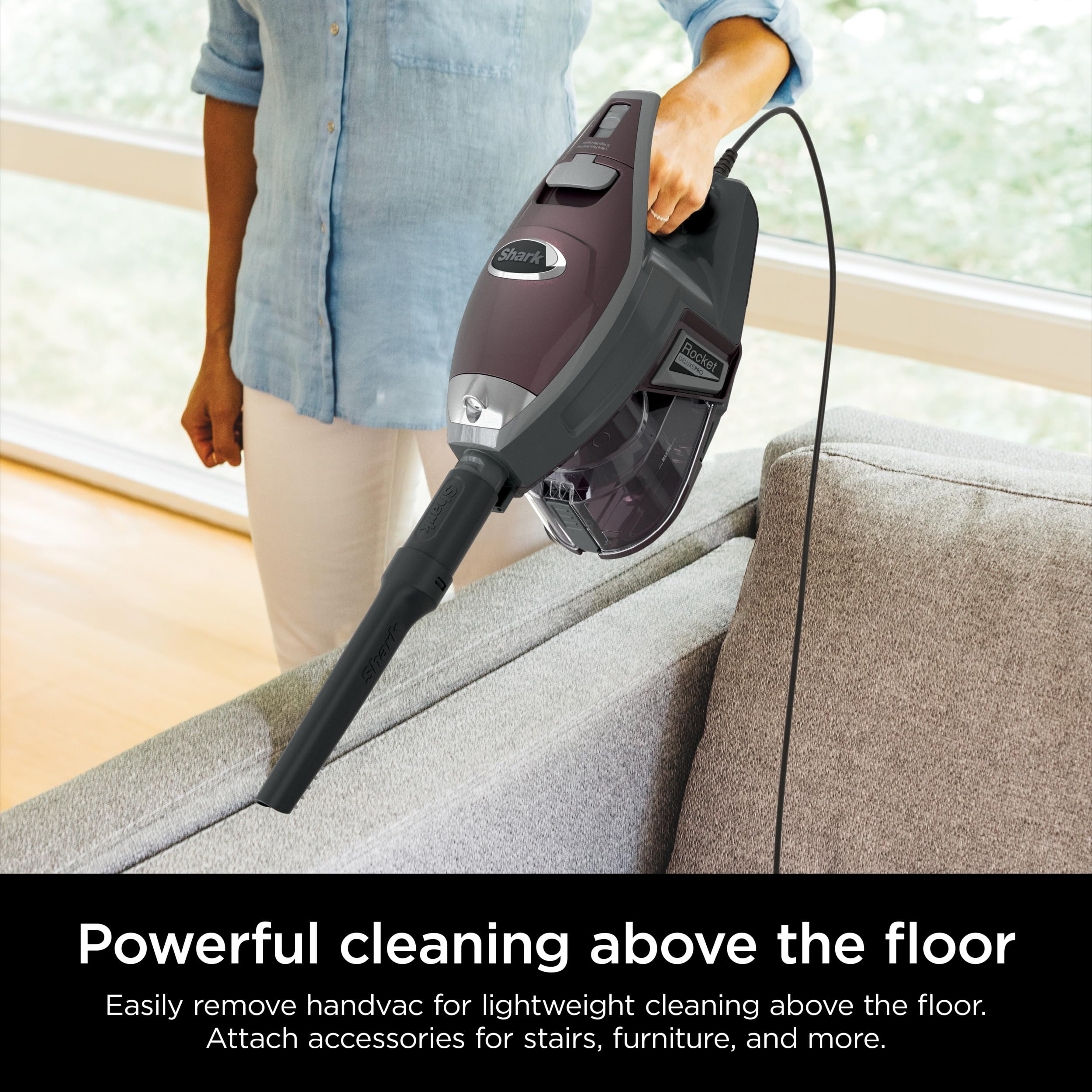 Shark HV322 Rocket Deluxe Pro Lightweight Vacuum for Pet Hair