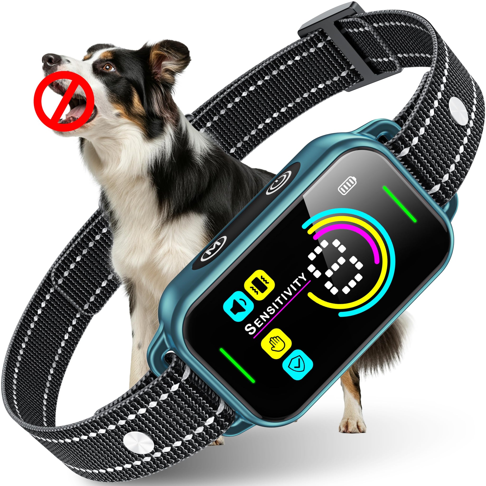 Smart Rechargeable Bark Collar for Dogs with Adjustable Sensitivity