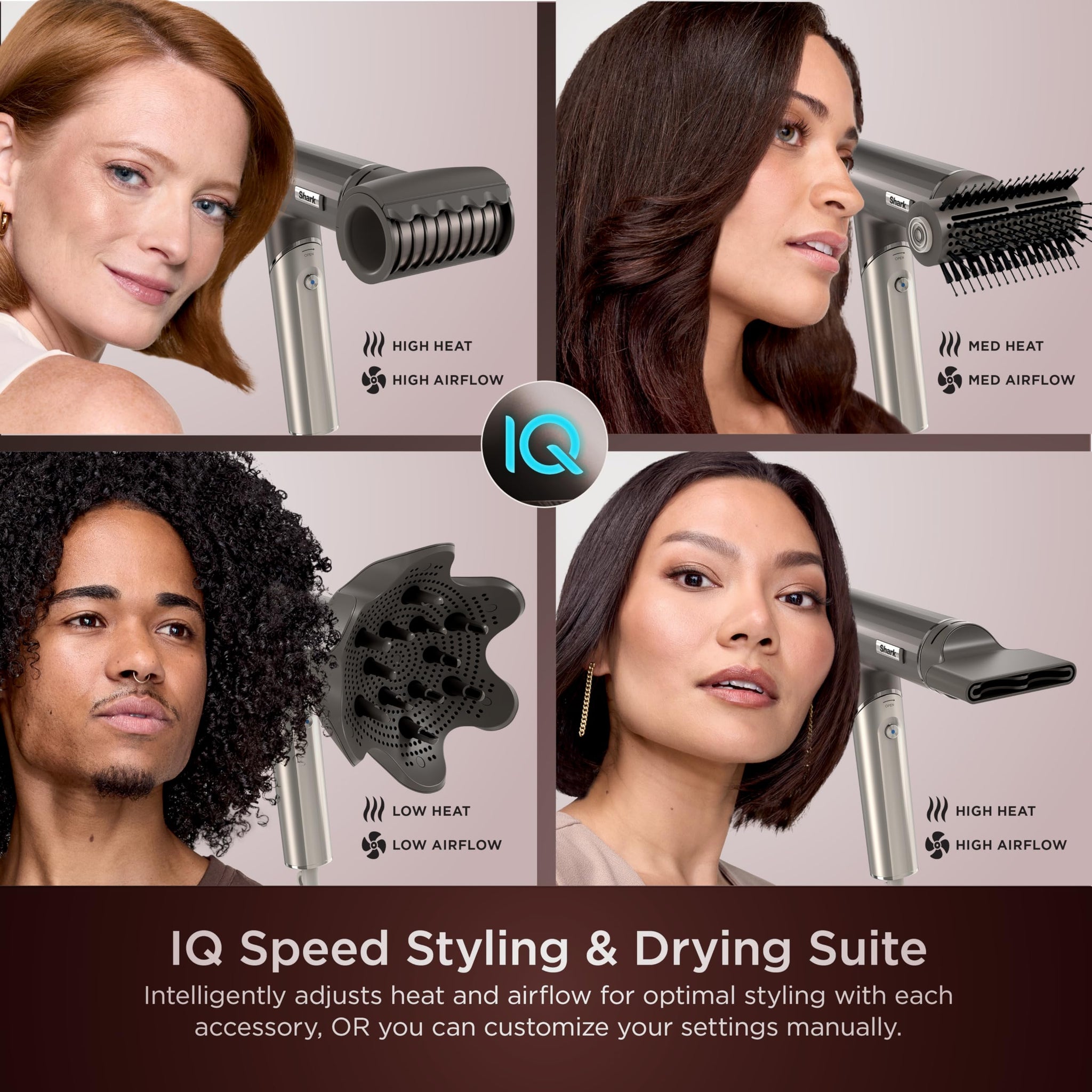 Shark SpeedStyle Hair Dryer with No Heat Damage