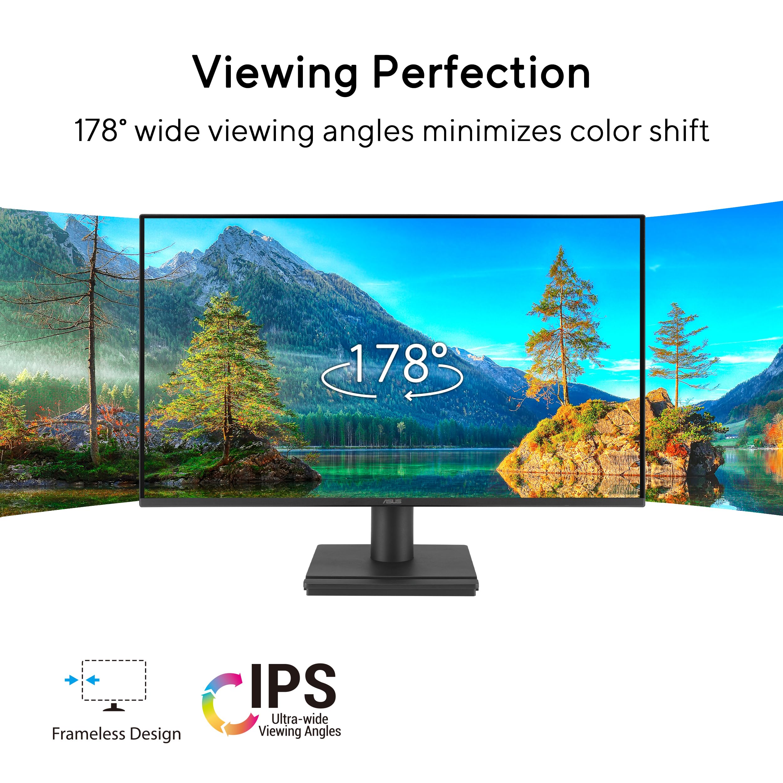 ASUS 24 Inch Full HD Eye Care Monitor with 120Hz Refresh Rate