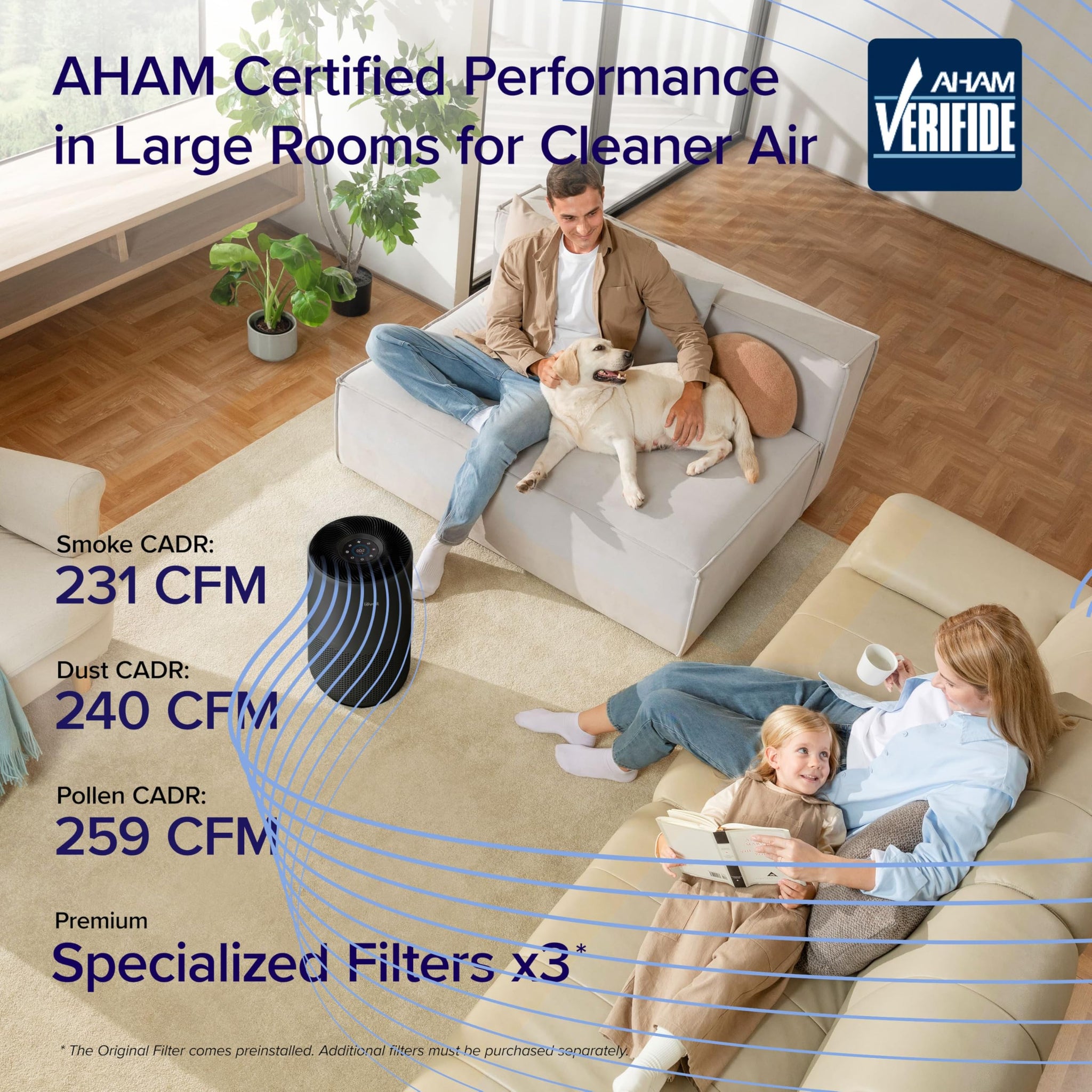Levoit Smart Air Purifier for Large Rooms